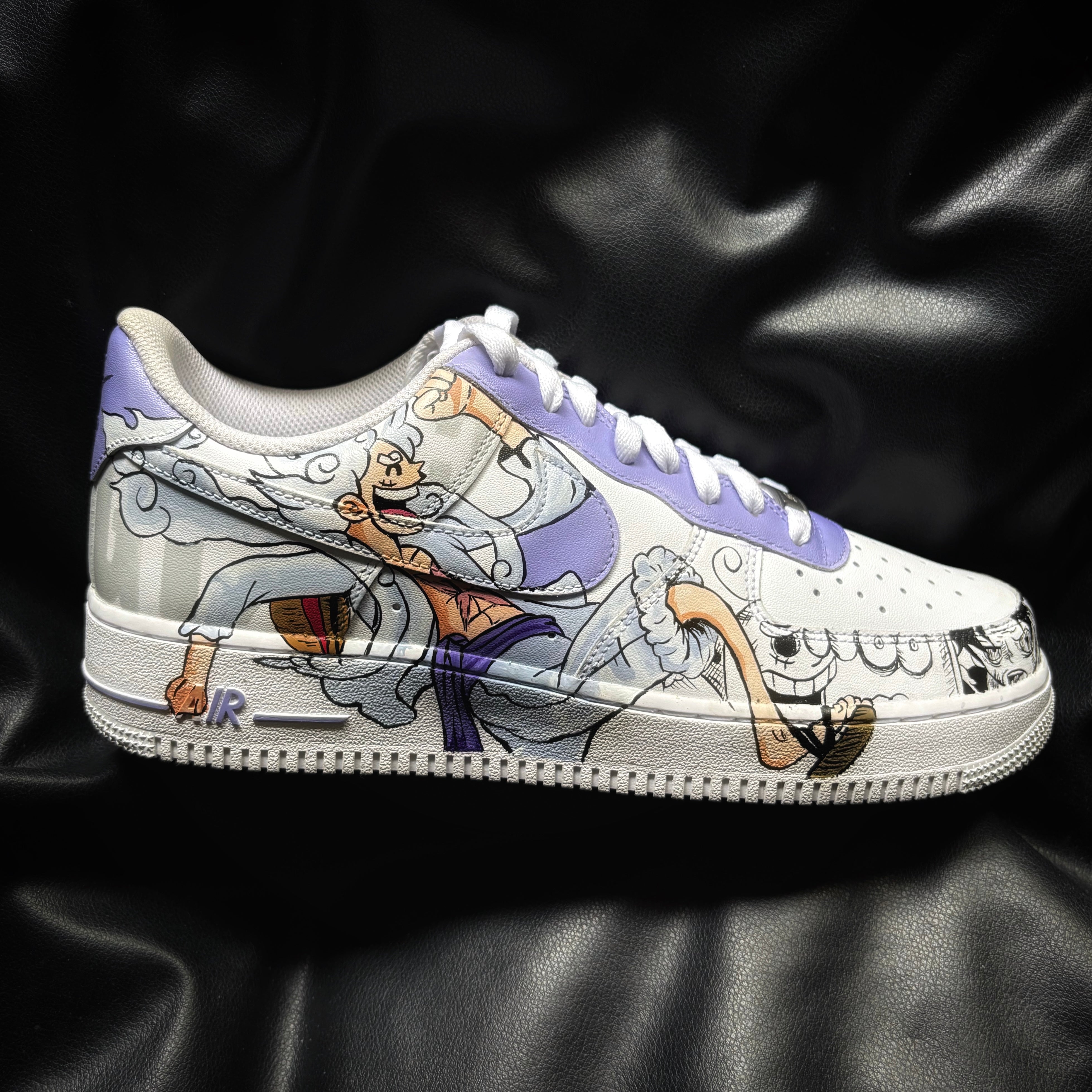 Nike Air Force 1 x Luffy Gear 5 x Sun God Nikka