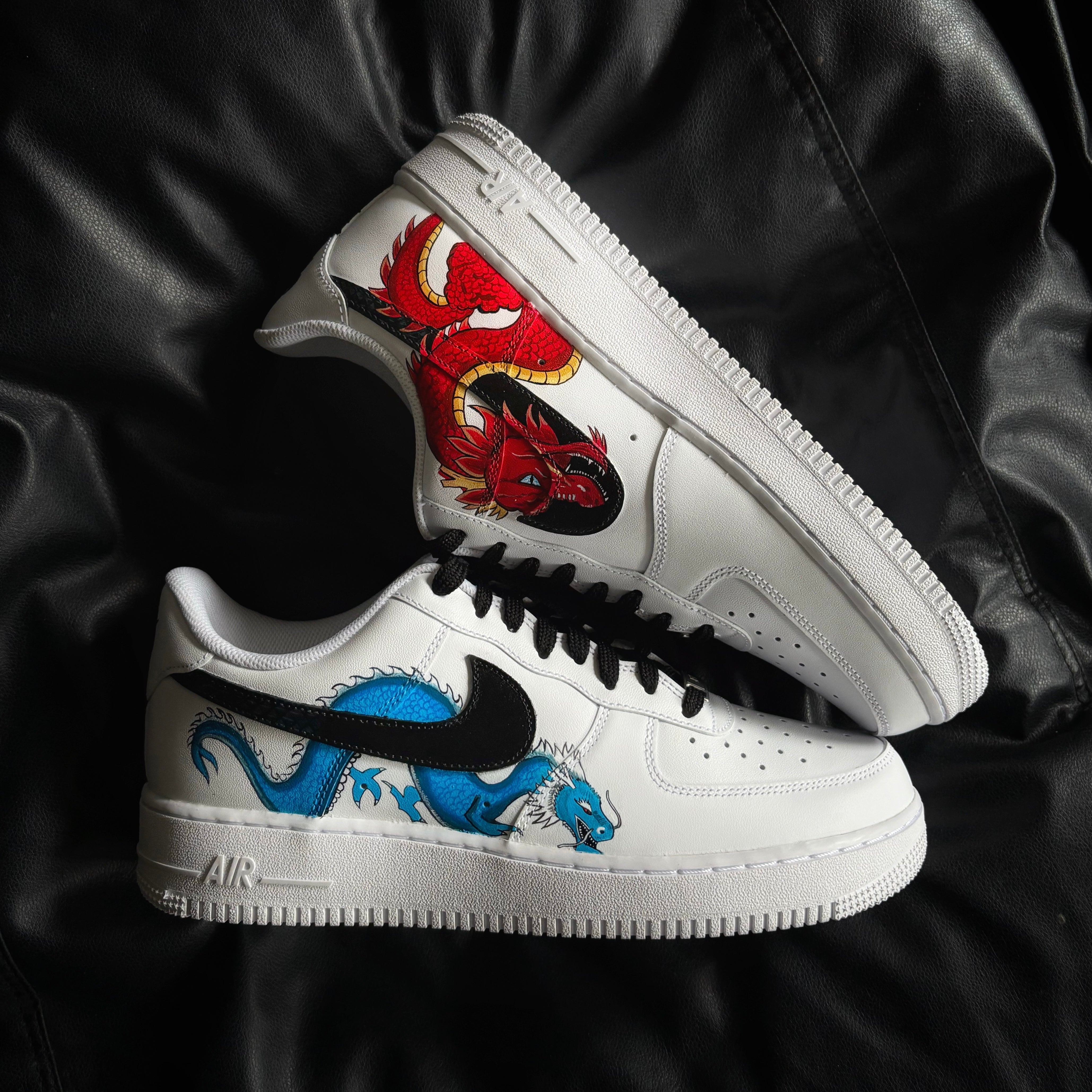 Nike Air Force 1 x Mismatched Dragon