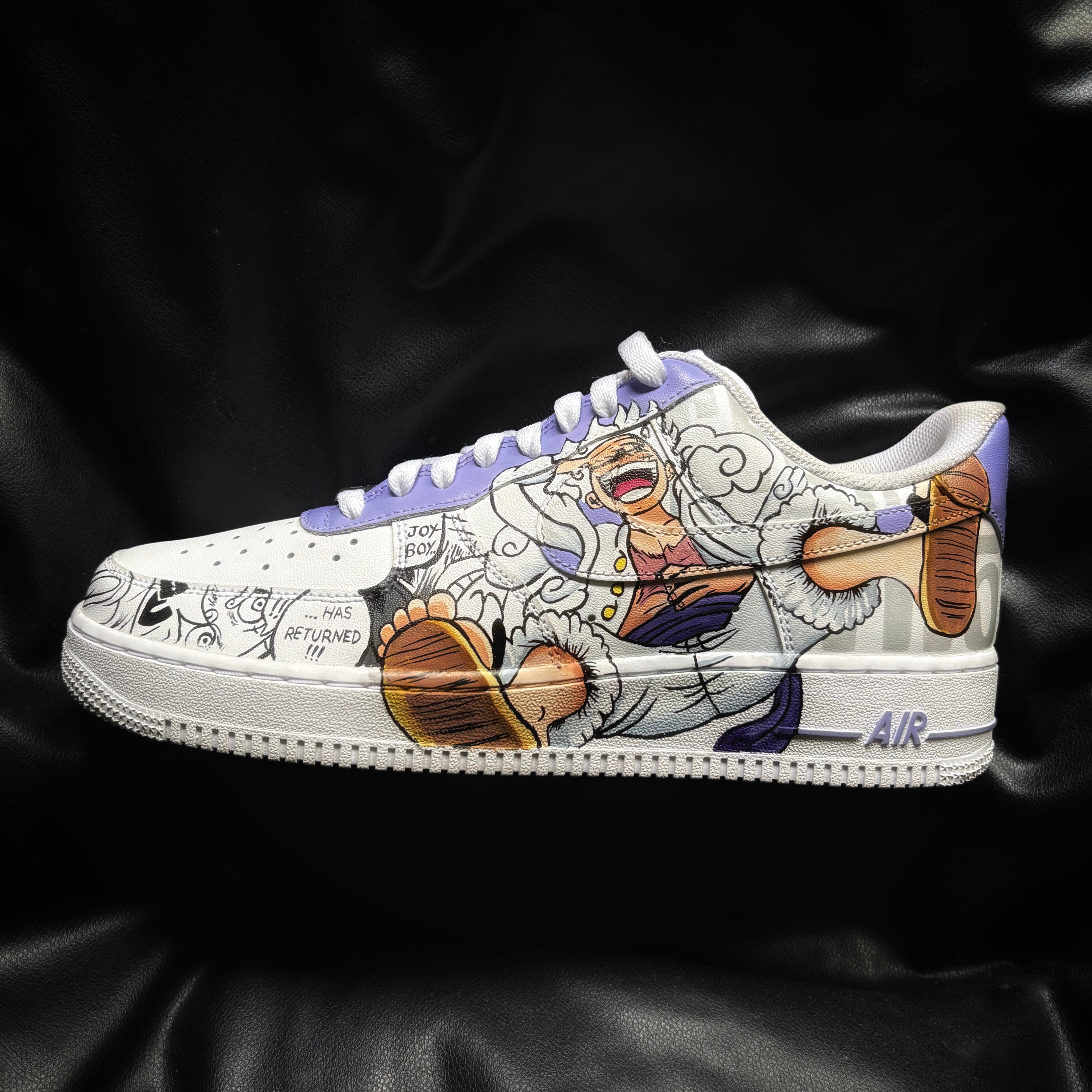 Nike Air Force 1 x Luffy Gear 5 x Sun God Nikka