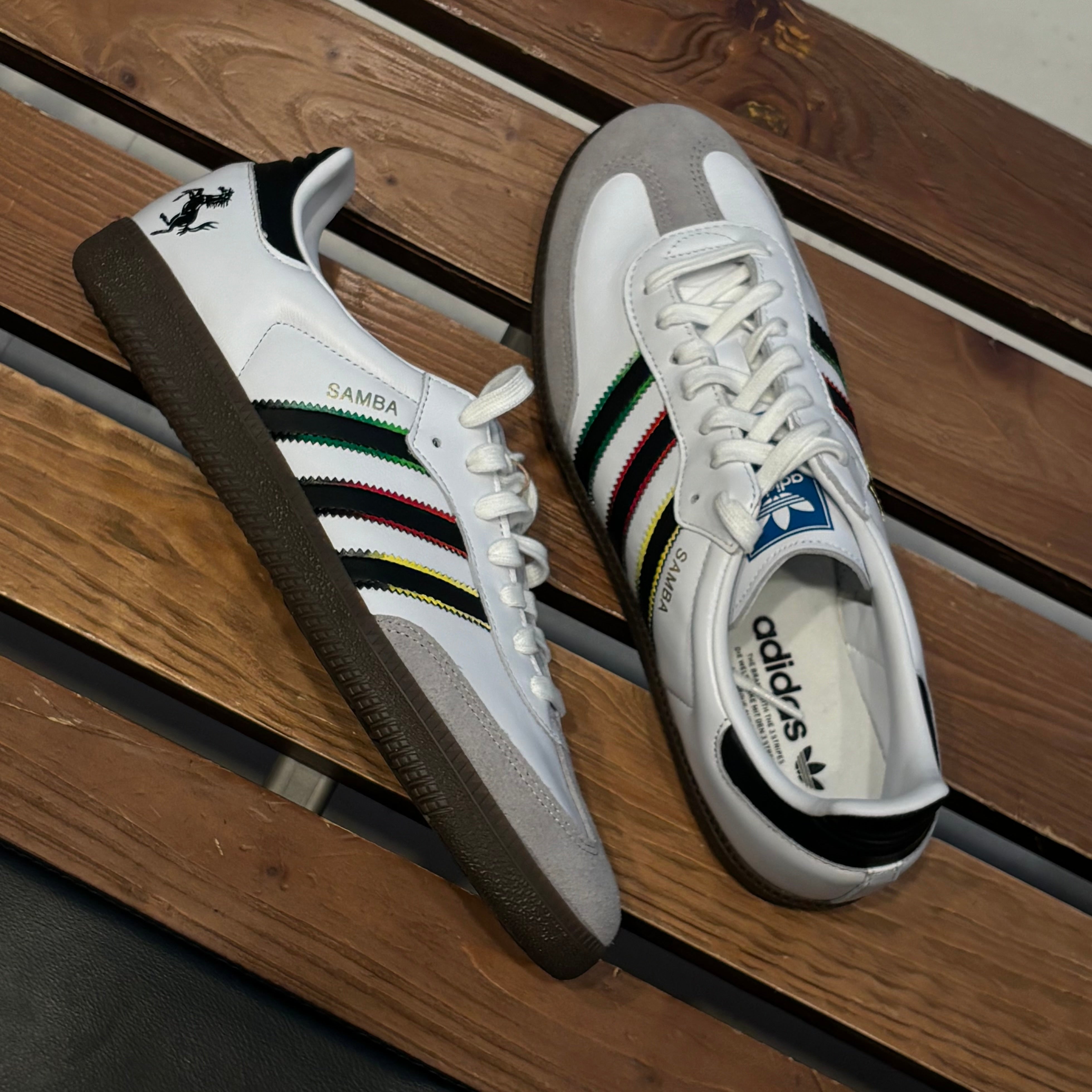 Adidas Sambas x Ferrari F1