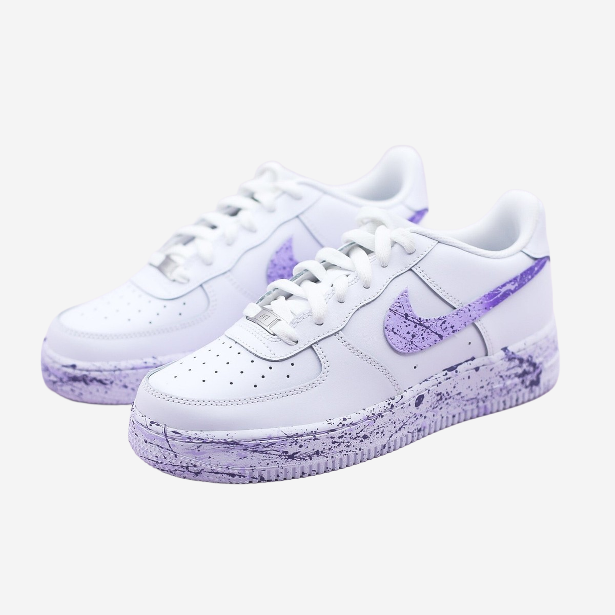 Nike Air Force 1 x Purple/Lilac Gradient Splash