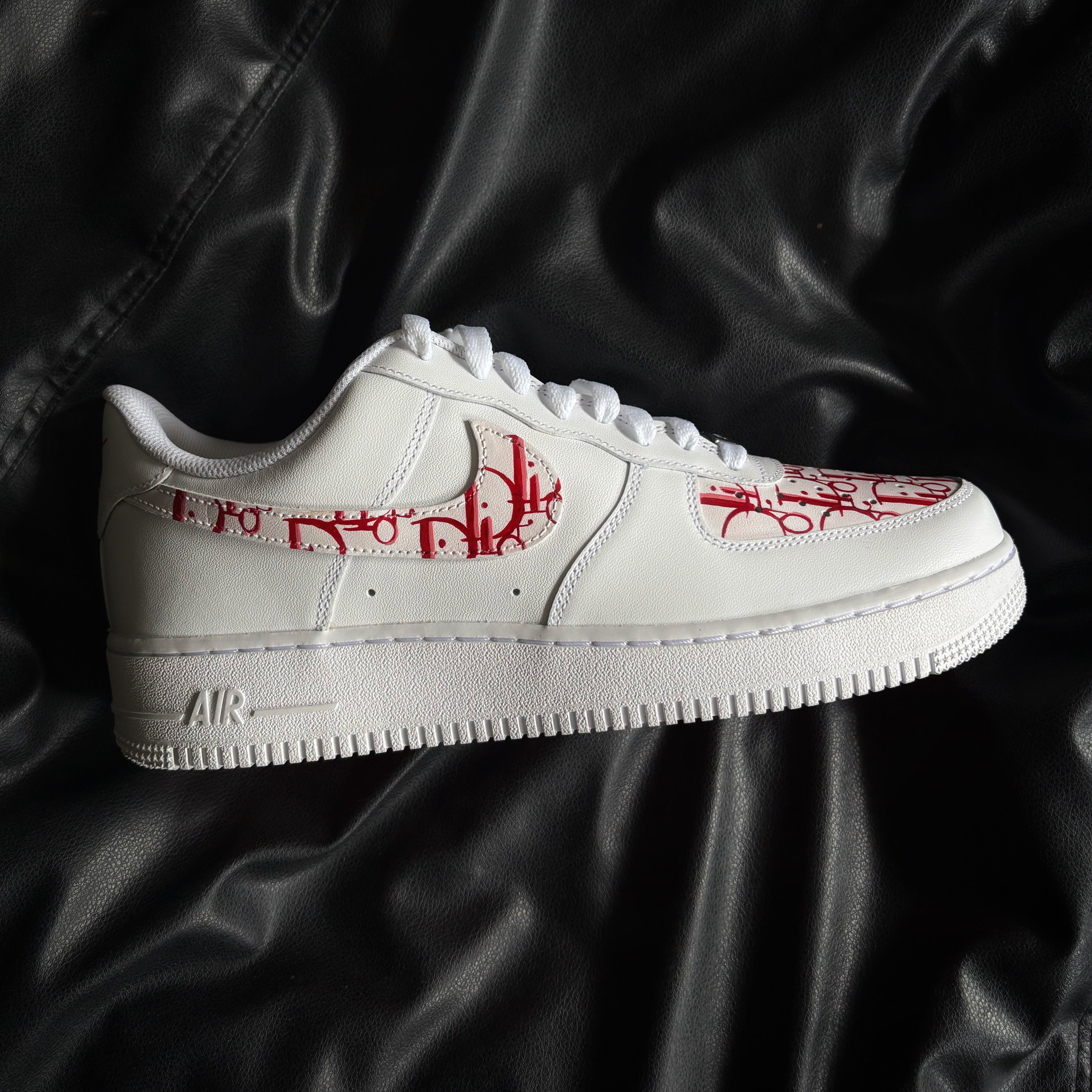 Nike Air force 1 x Red Dior Custom