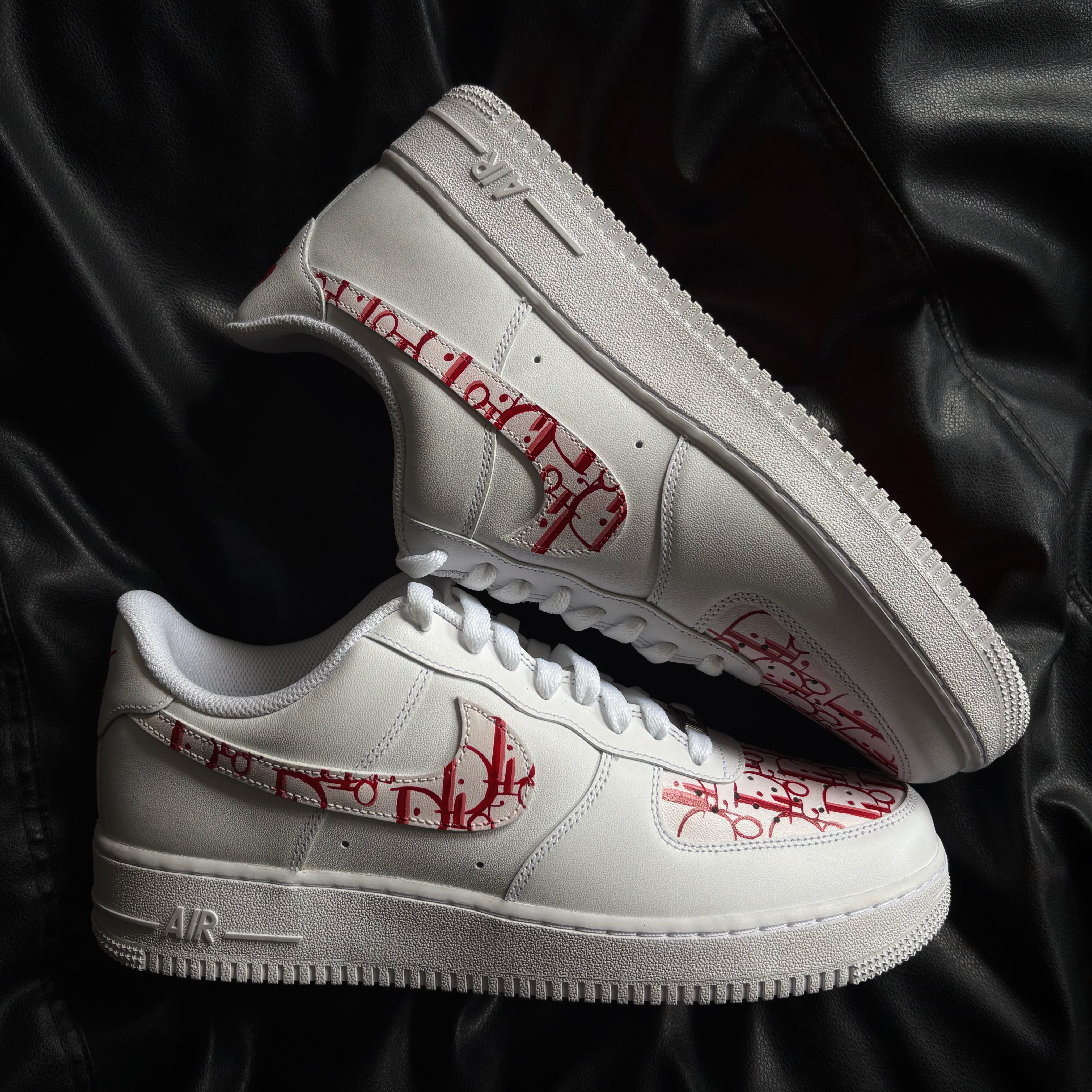 Nike Air force 1 x Red Dior Custom