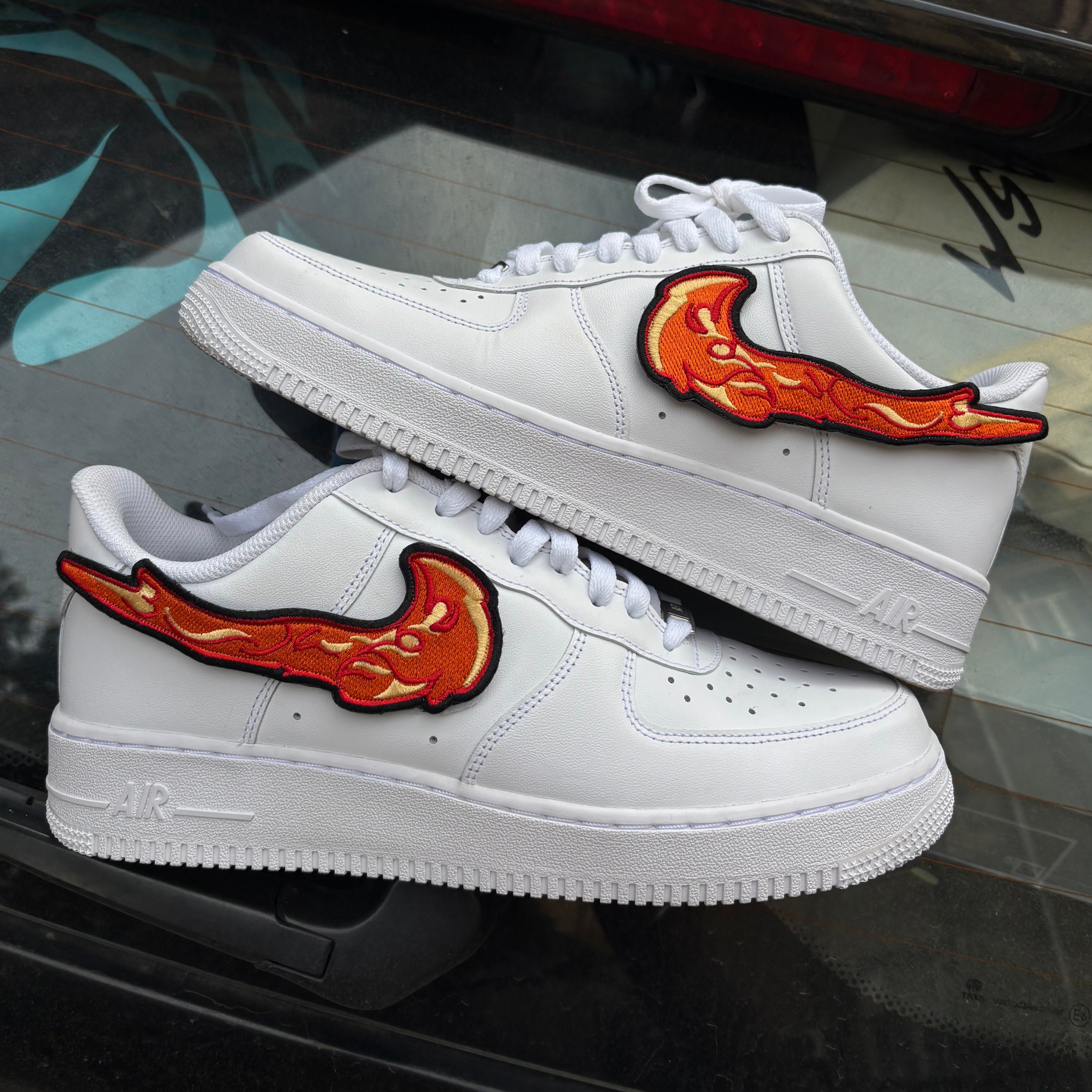 Nike Air Force x Fire Swoosh - Main Image