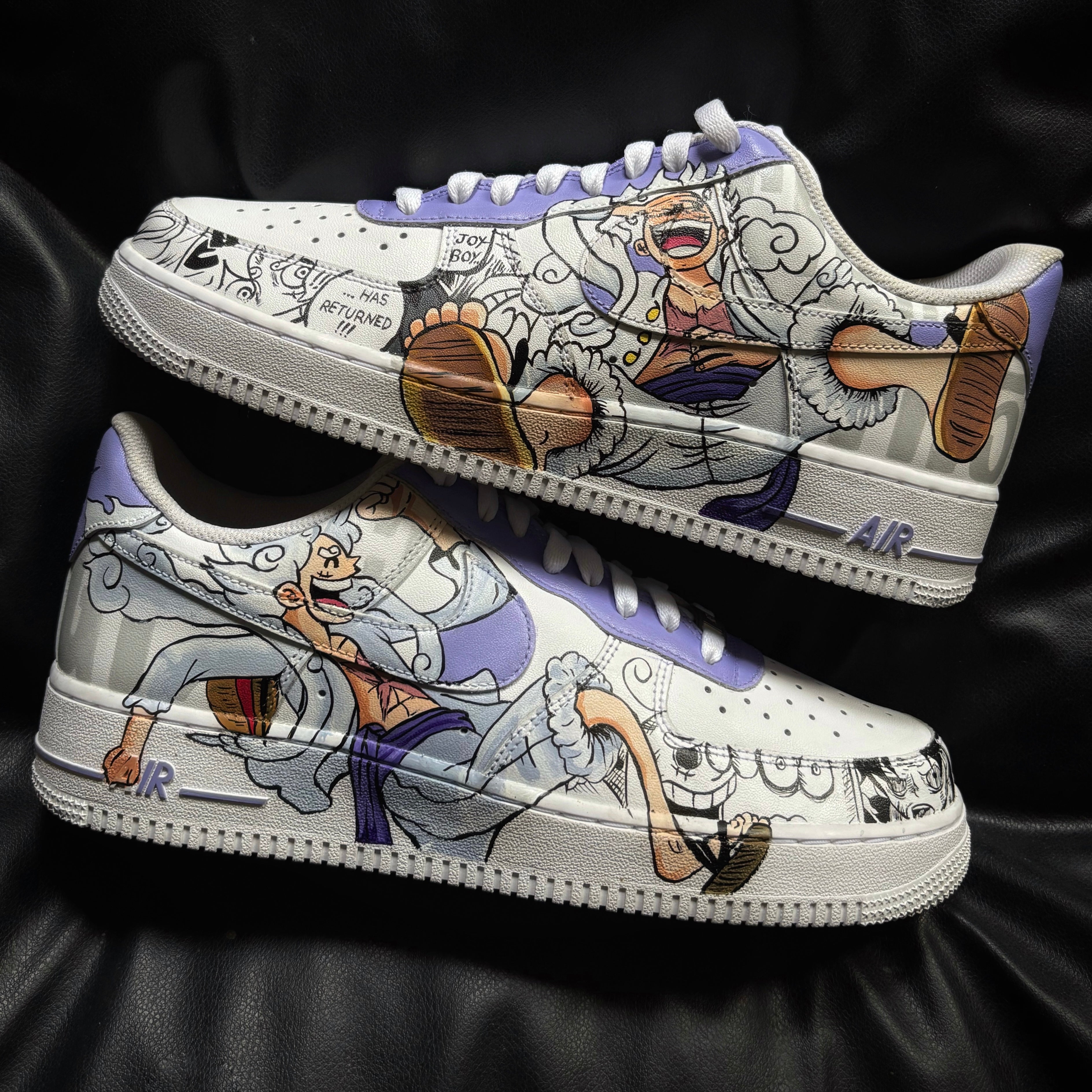 Nike Air Force 1 x Luffy Gear 5 x Sun God Nikka