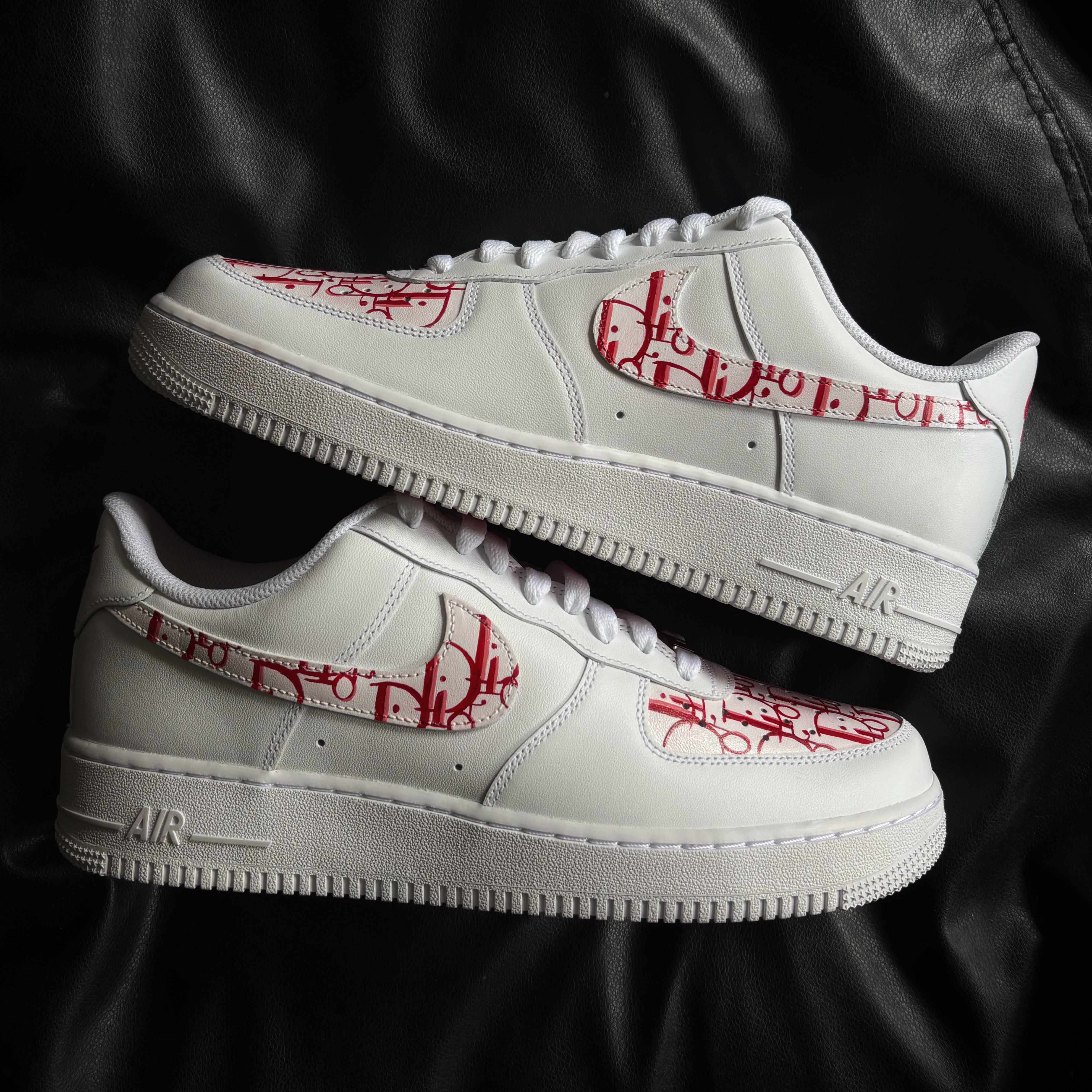 Nike Air force 1 x Red Dior Custom