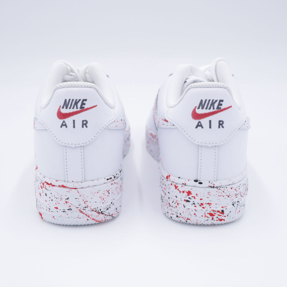 Nike Air Force 1 x Red Splatter