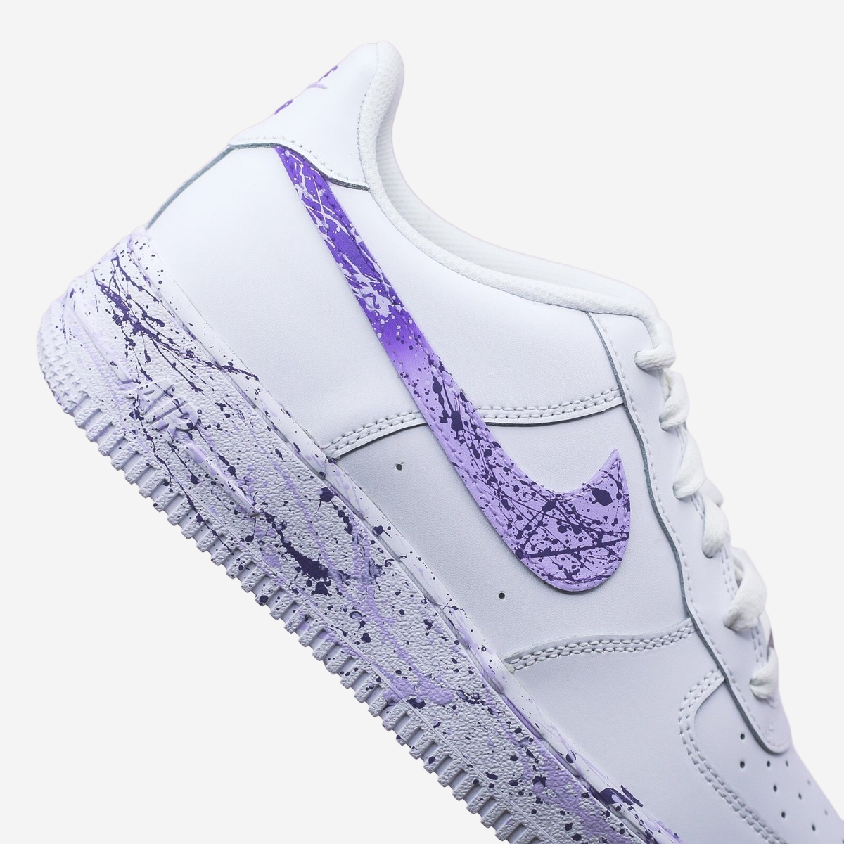 Nike Air Force 1 x Purple/Lilac Gradient Splash