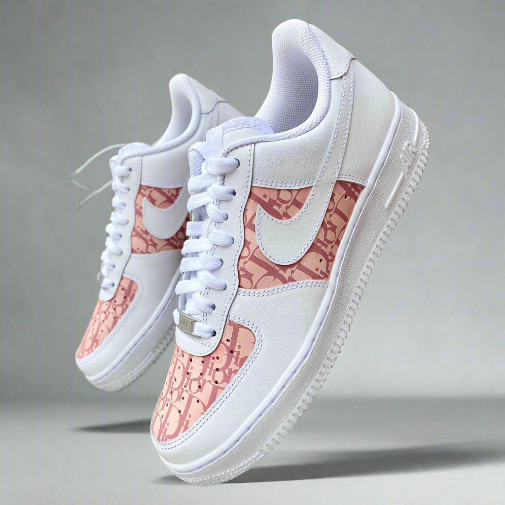 Nike Air force 1 x Pink Dior Custom
