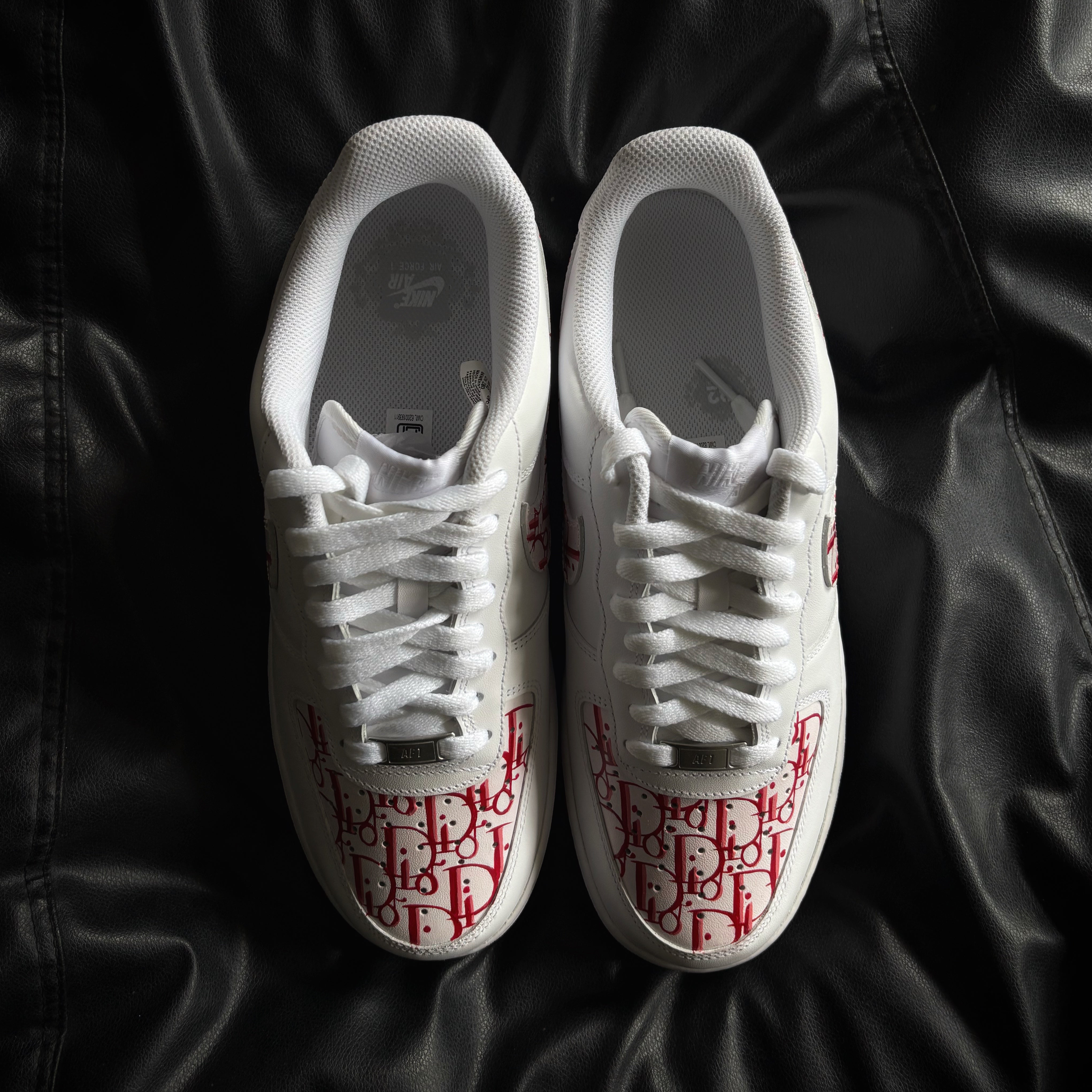 Nike Air force 1 x Red Dior Custom