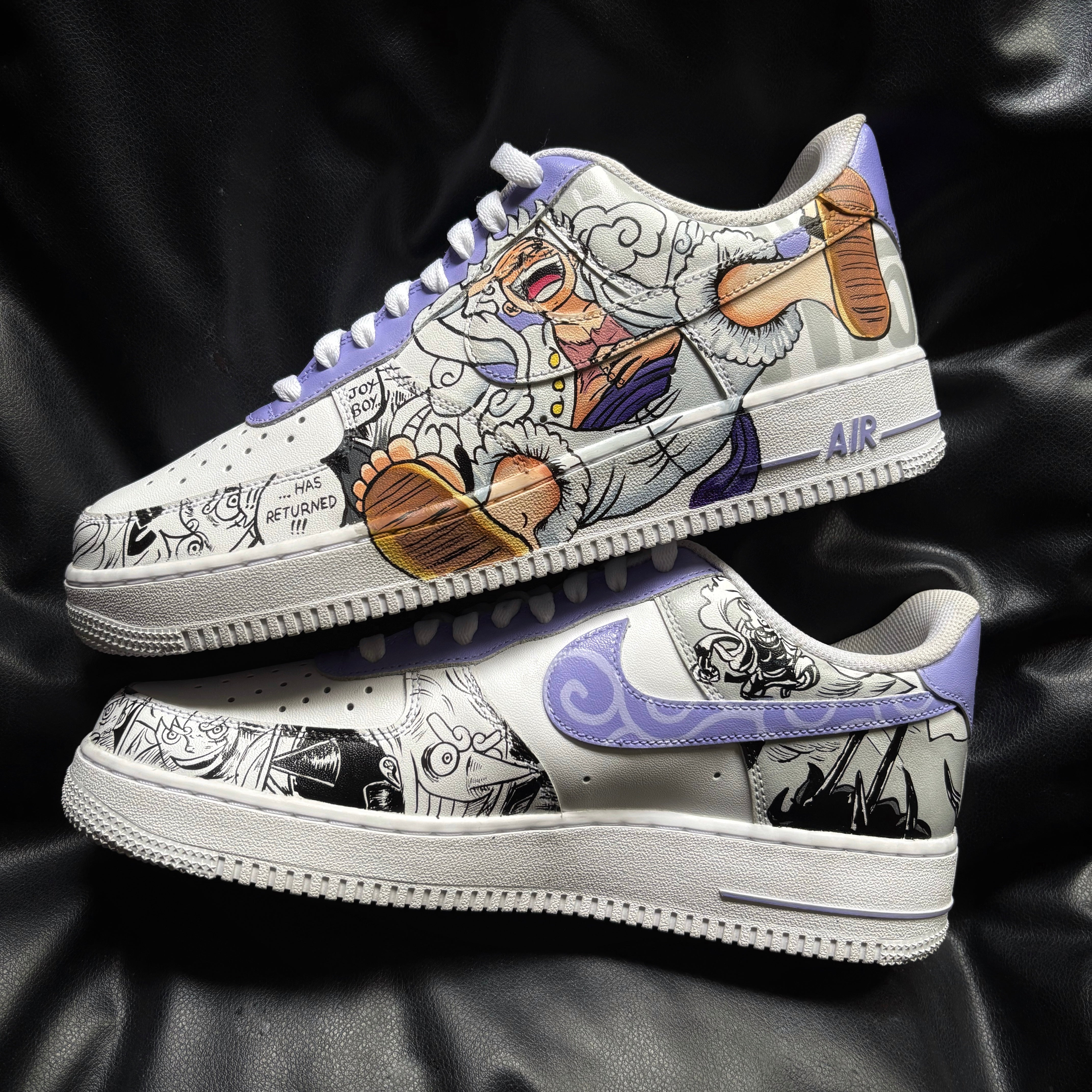 Nike Air Force 1 x Luffy Gear 5 x Sun God Nikka