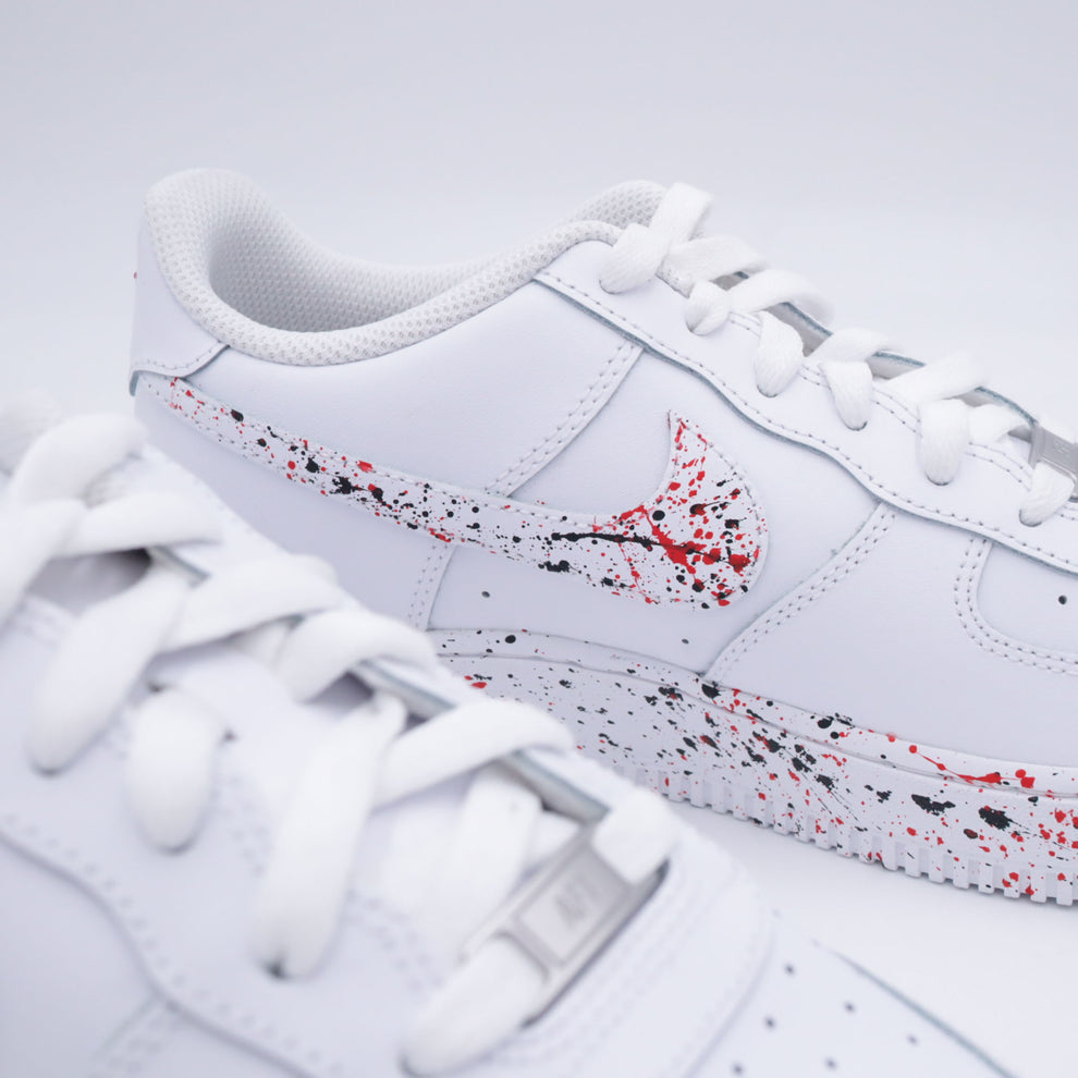 Nike Air Force 1 x Red Splatter
