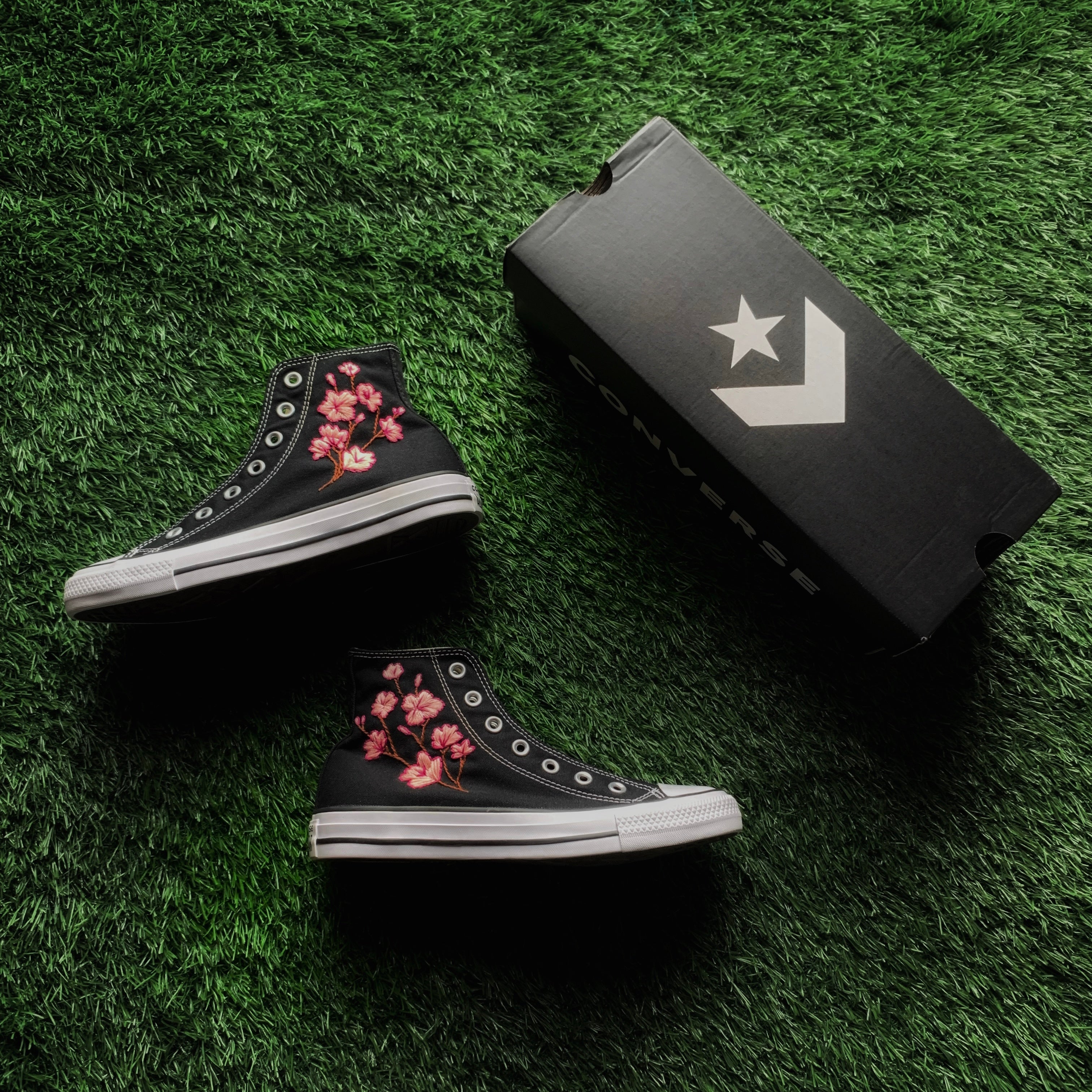 Converse x Cherry Blossom Embroidery Knickgasm
