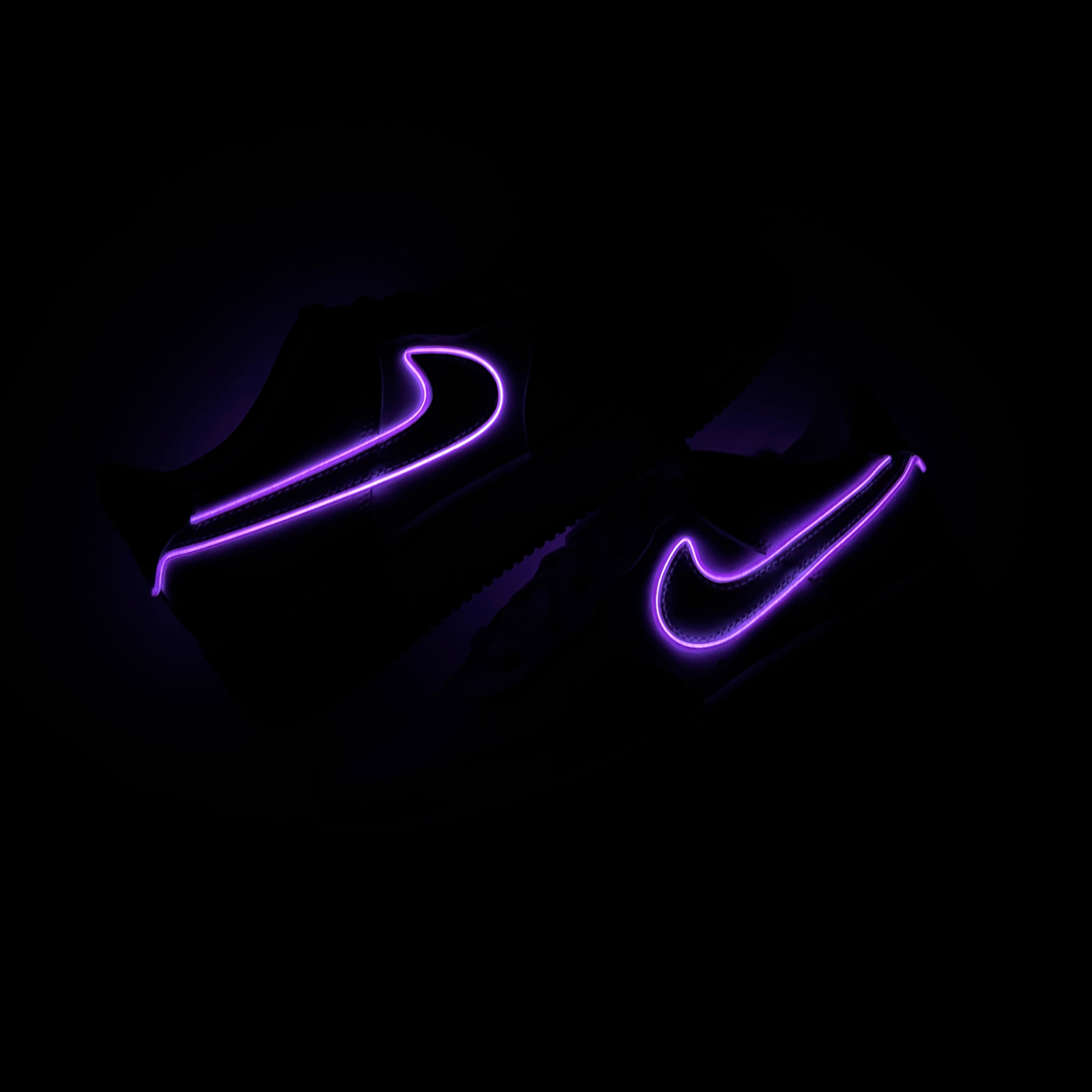 Nike Air Logo Nike Neon Nike Air Force X Light Swoosh (Purple