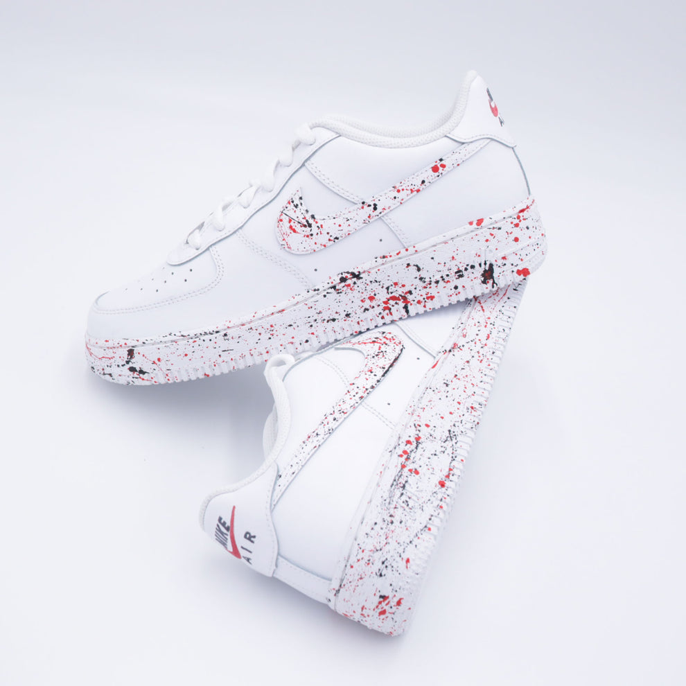 Nike Air Force 1 x Red Splatter