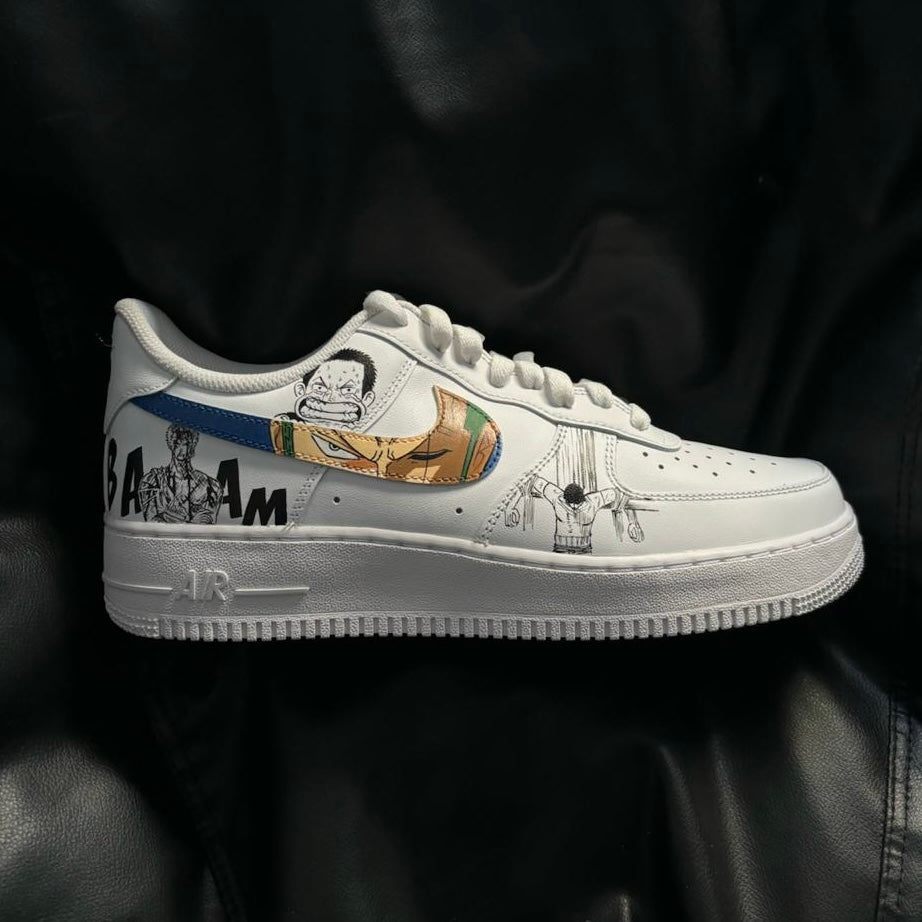 Nike Air Force 1 x Luffy & Zoro Eyes and Manga | One Piece