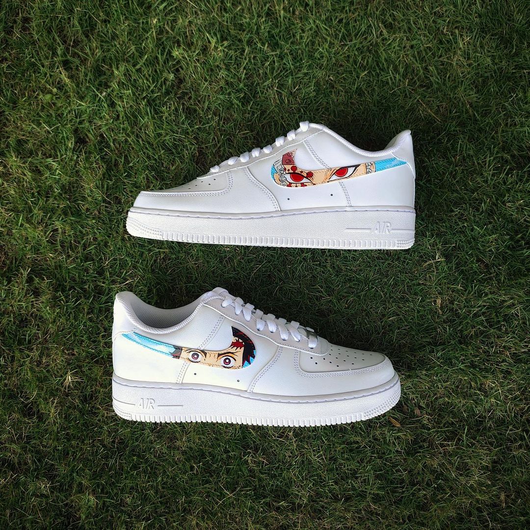 Nike Air Force x Tengen Uzui x Tanjiro Eyes