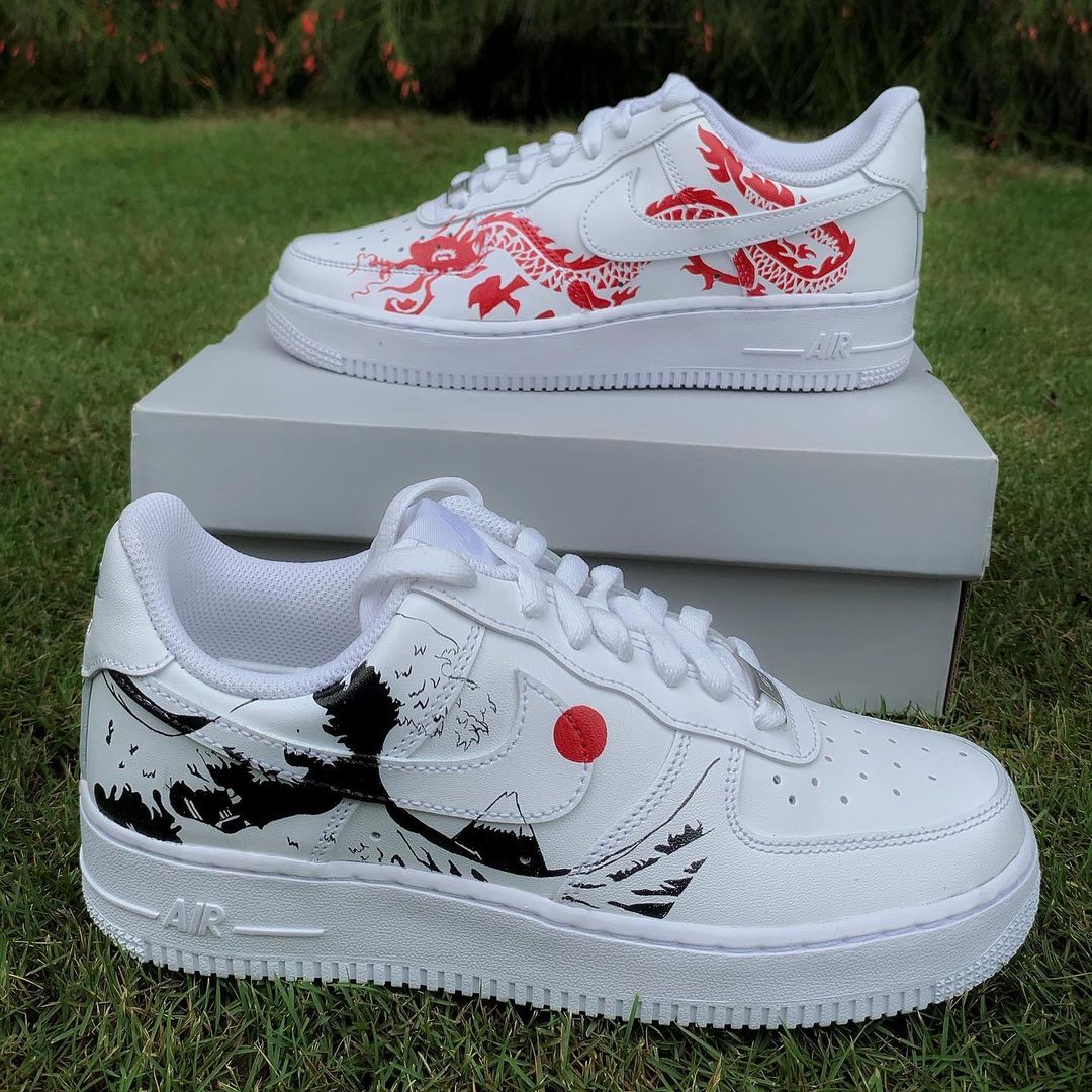 Nike Air Force 1 x Dragon Waves Knickgasm