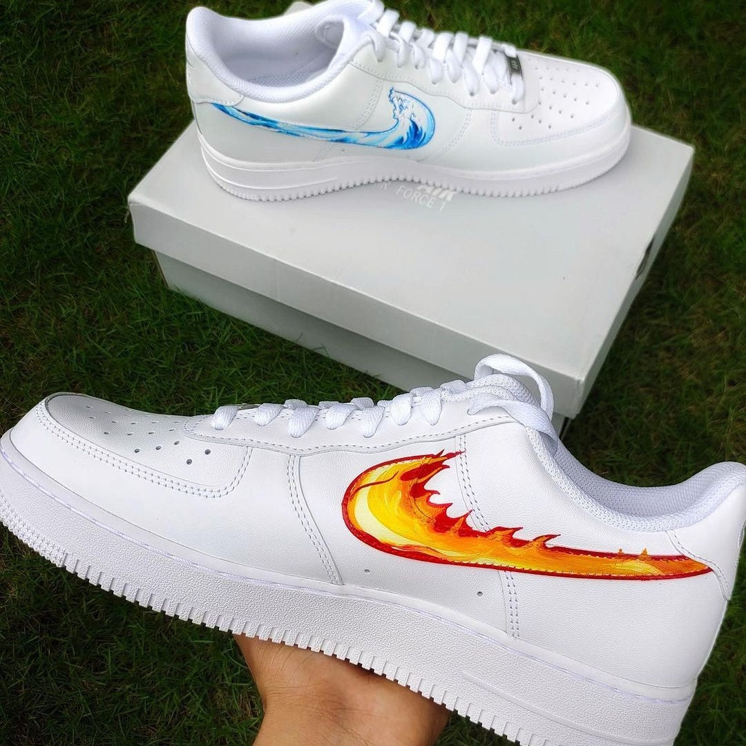 Nike Air Force 1 x Fire and Water Knickgasm