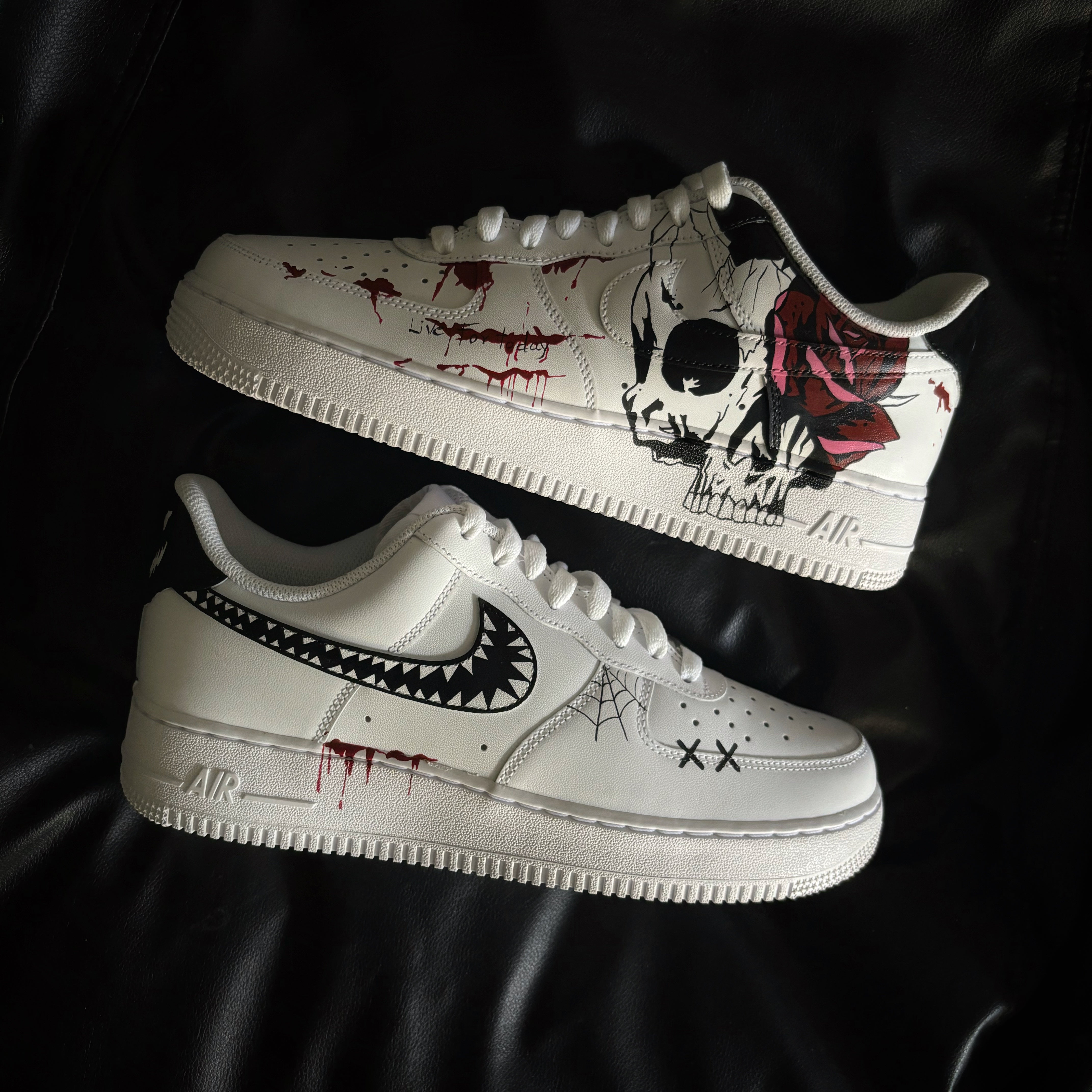 Nike Air Force x Skull Nโ Roses Halloween ๐ - Main Image