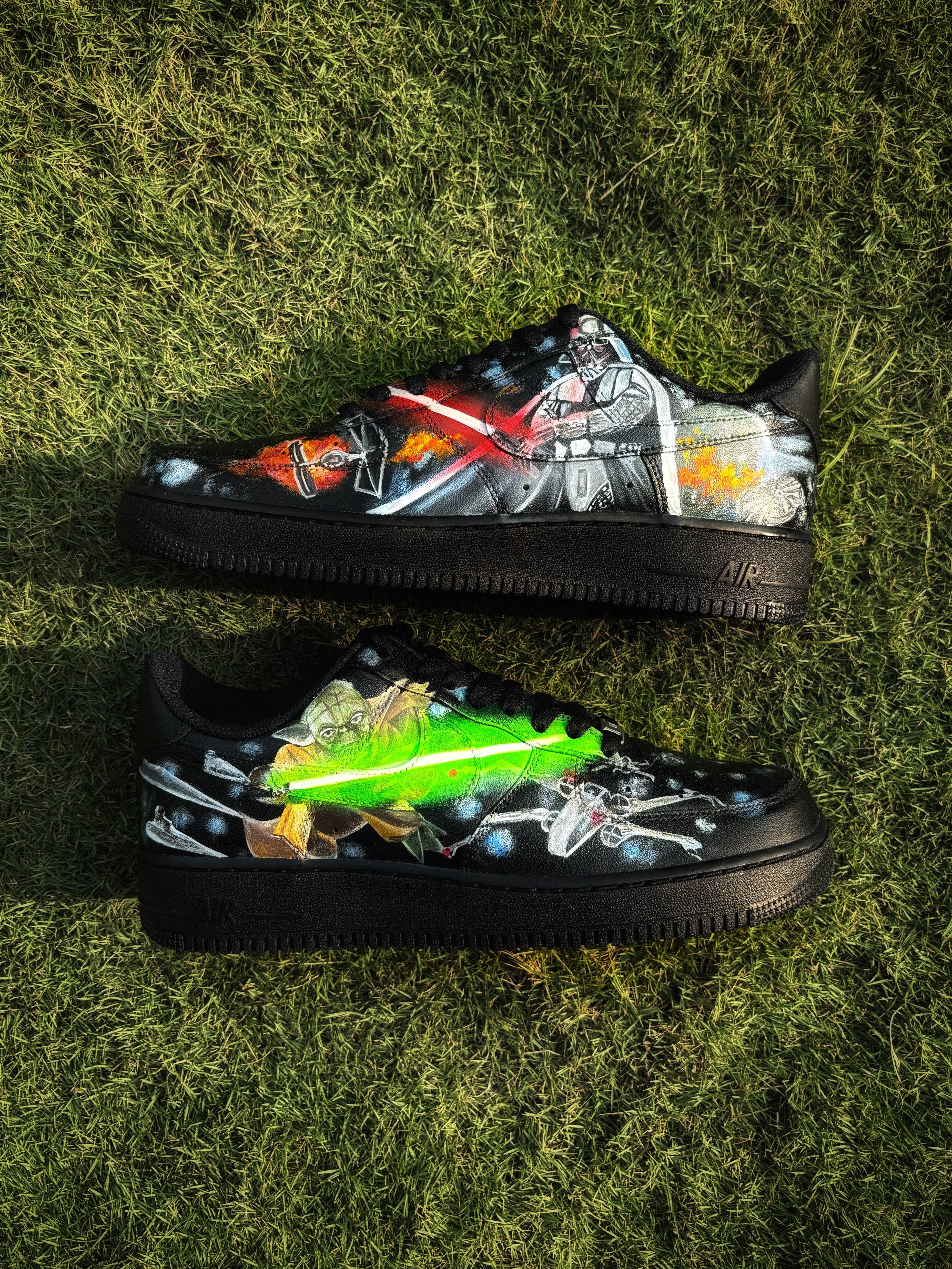 Nike Air Force 1 x Yoda x Darth Vader Knickgasm
