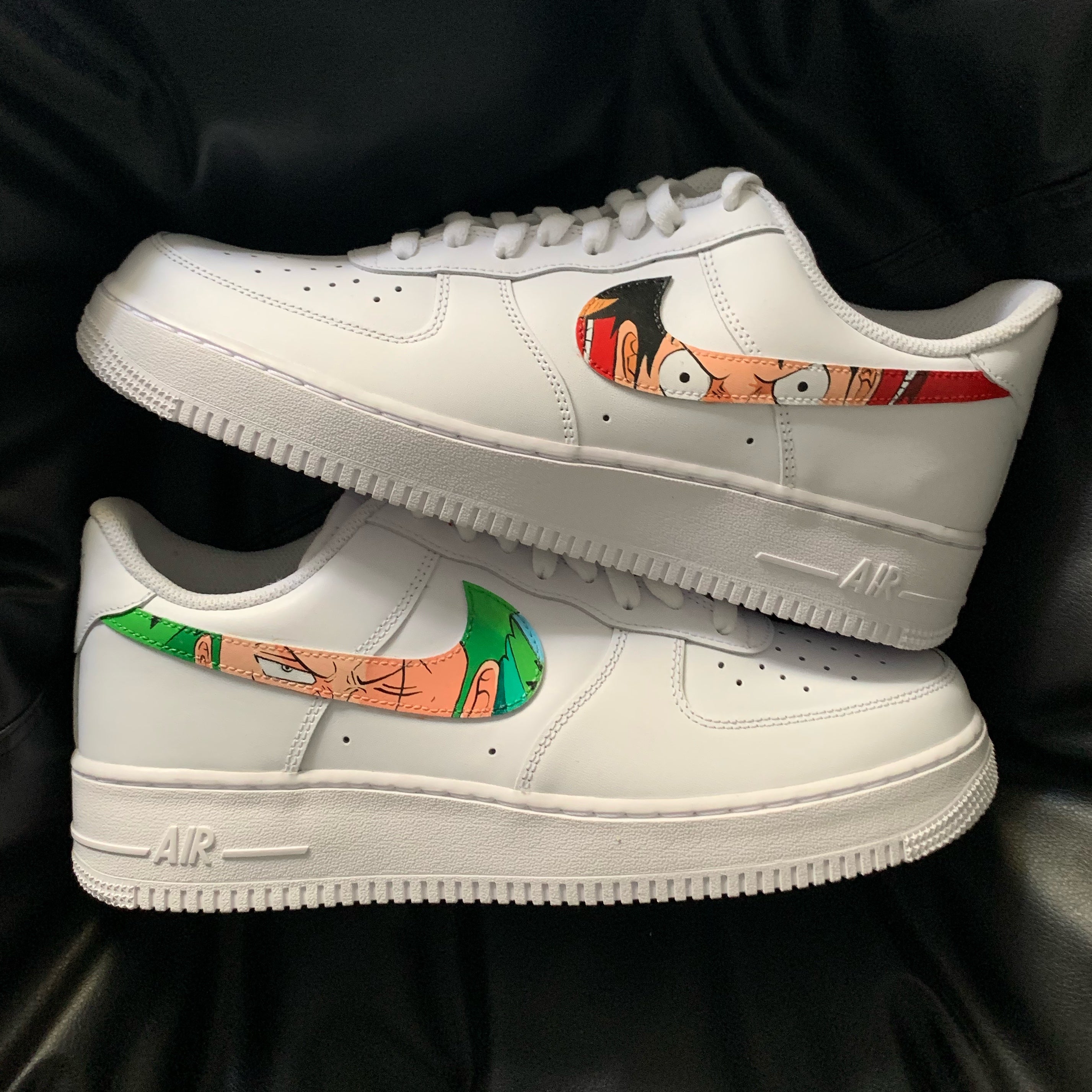 Nike Air Force x Zoro And Luffy Swoosh - Main Image
