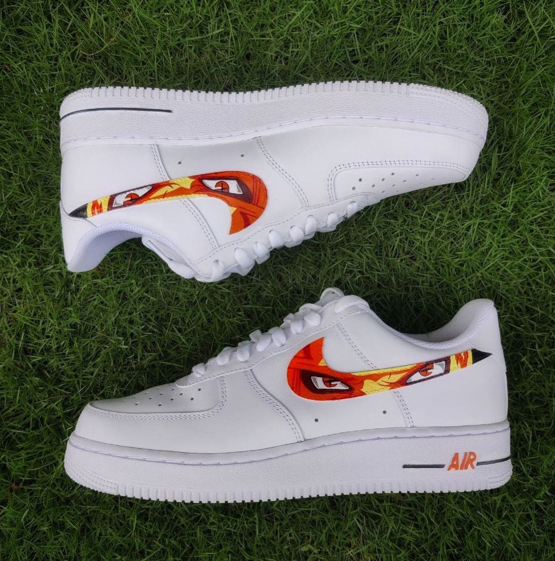 Nike Air Force1 x Naruto x Sasuke Swoosh Knickgasm