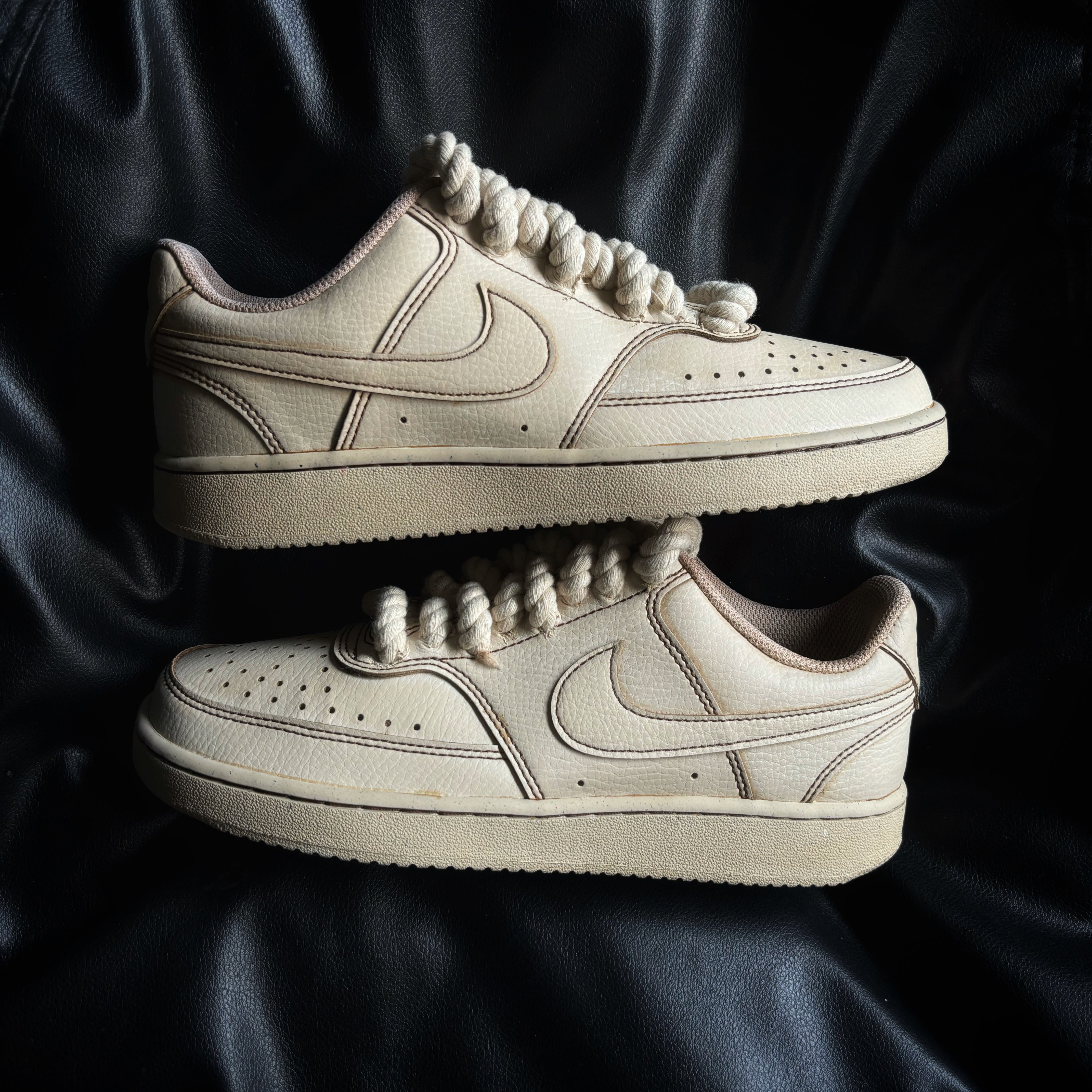 Nike Court Vision x Coffee (Rope Laces) Knickgasm
