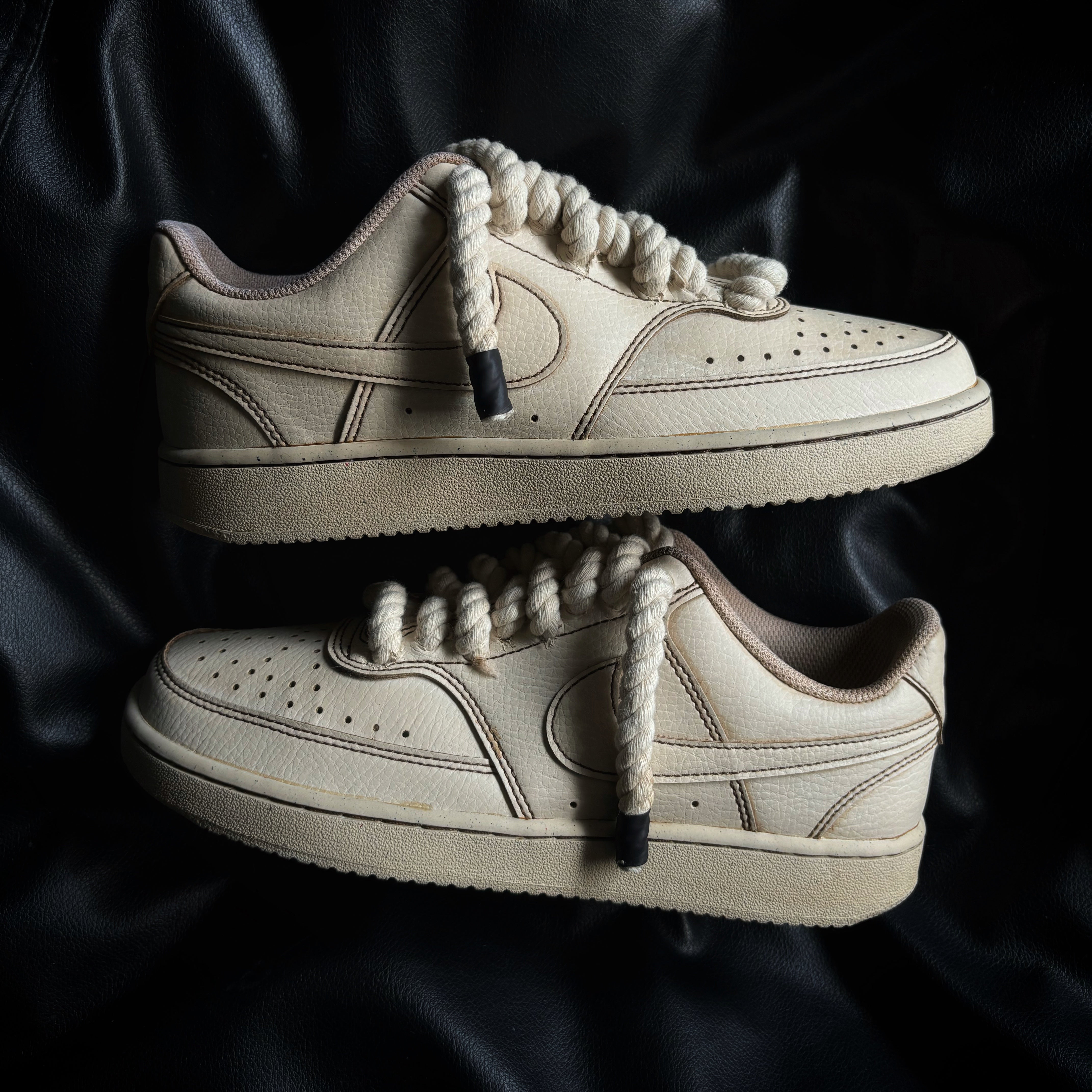 Nike Court Vision x Coffee (Rope Laces) Knickgasm