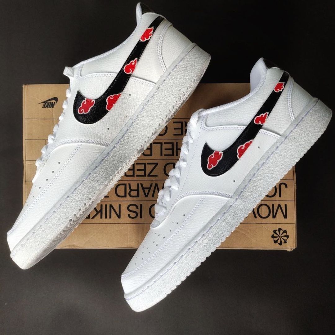 Nike Court Vision x Naruto Akatsuki1