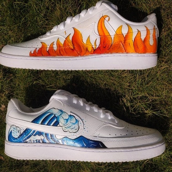 Nike shoes store fire design