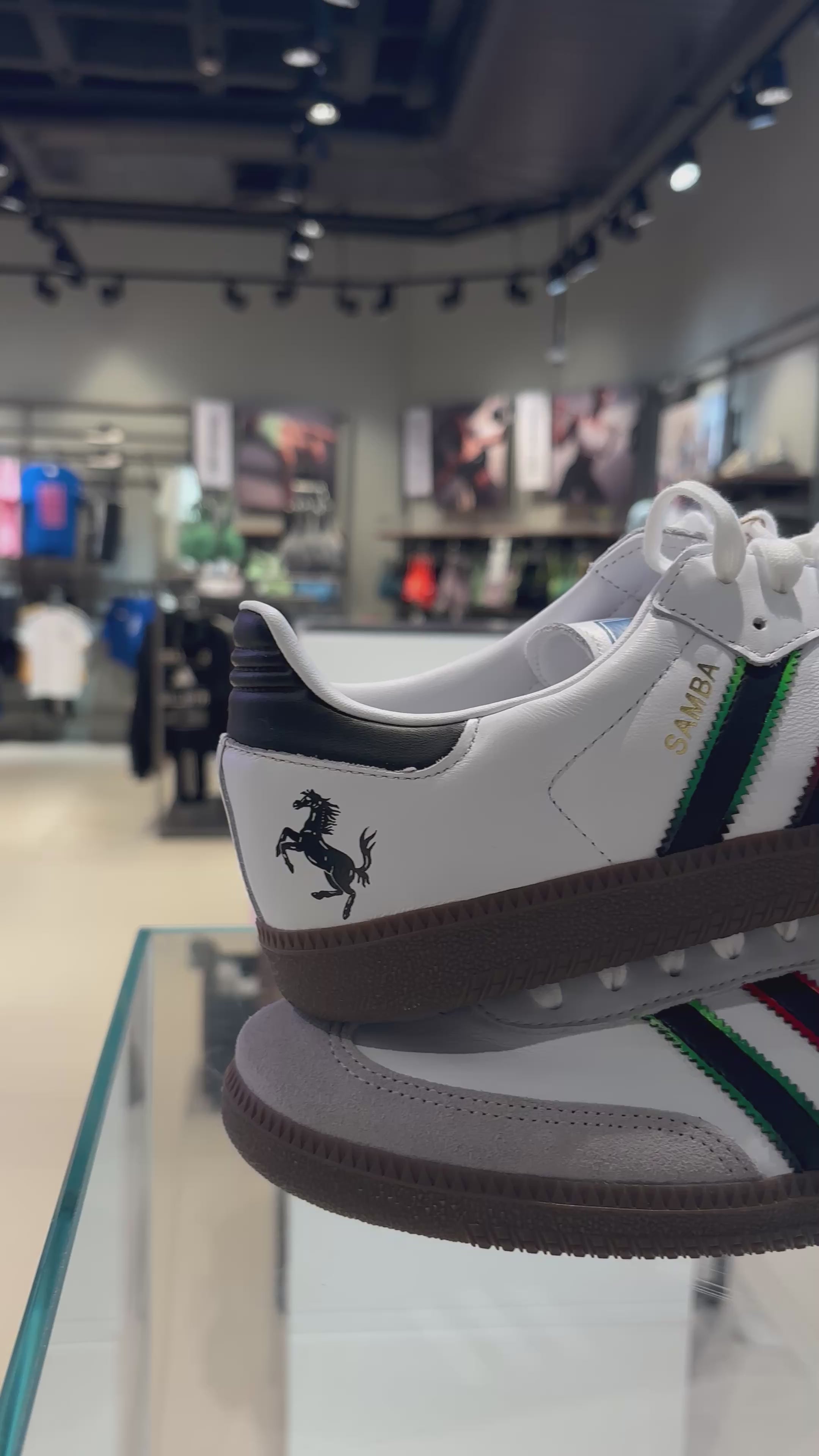Adidas Sambas x Ferrari F1