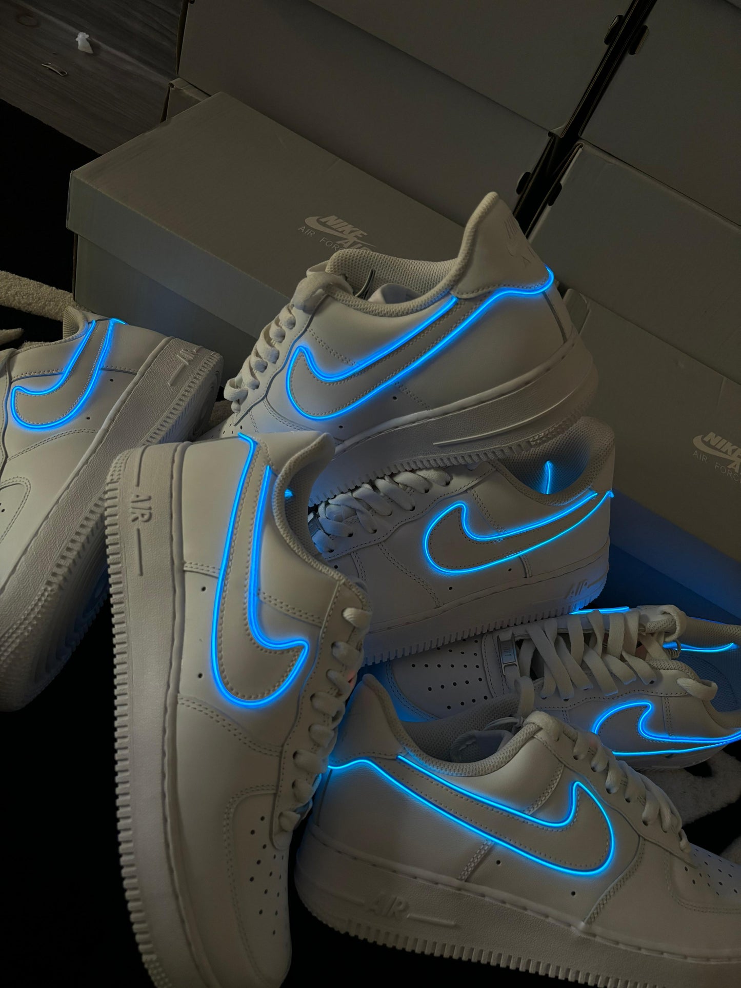 Nike Air Force 1 x Light Swoosh