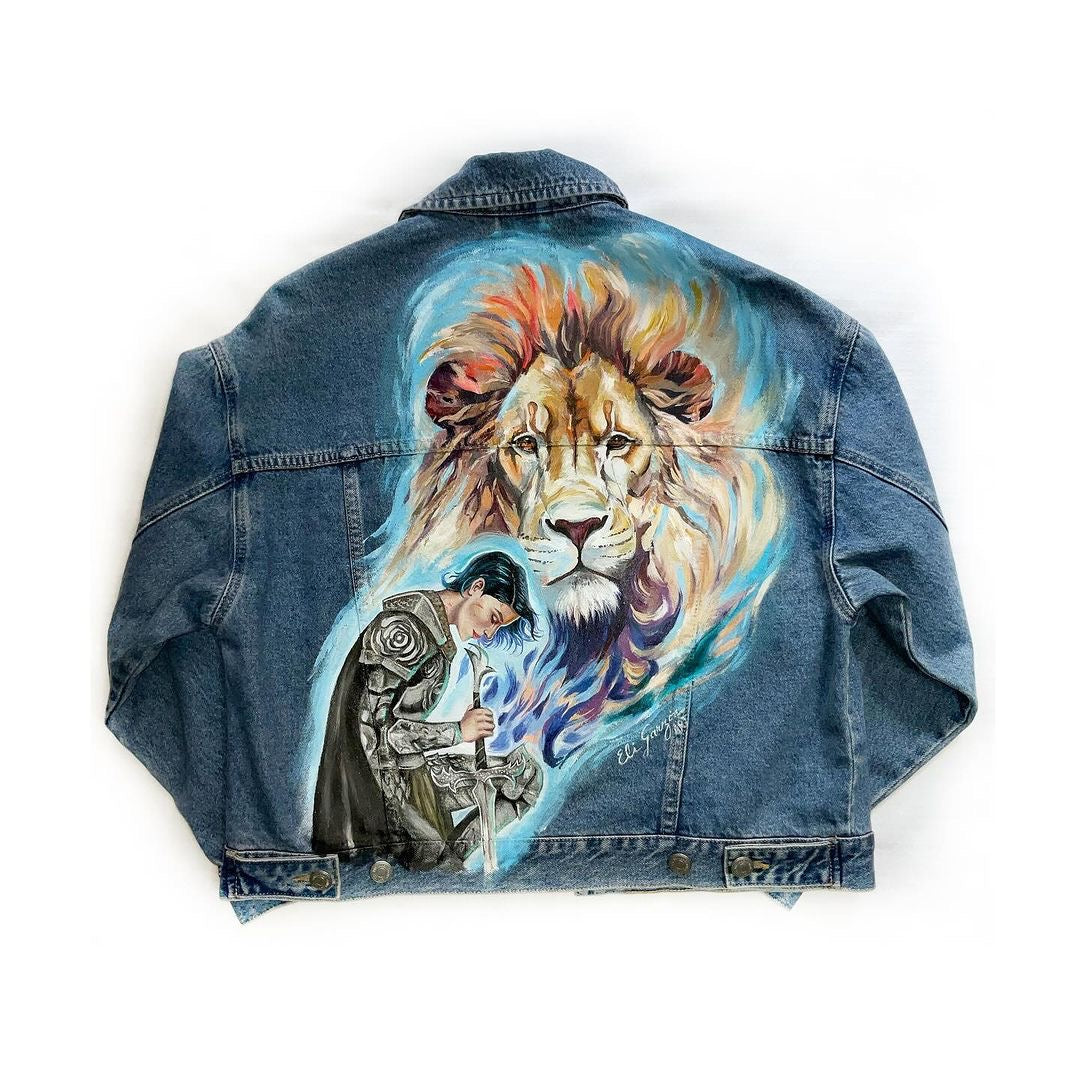 Denim Jacket - Inner Lion