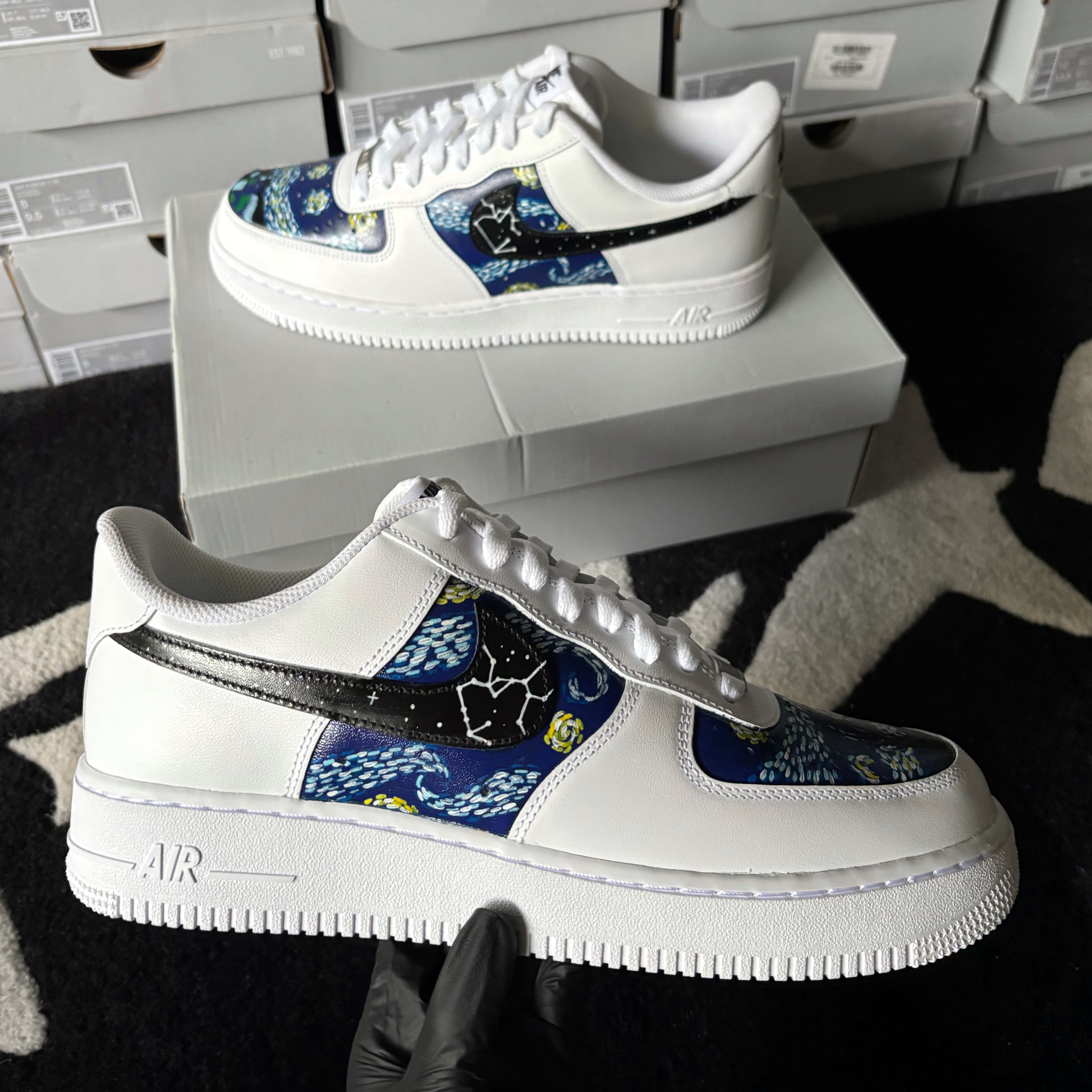 Paisley Air Force Crip Nike Air Force X Starry Night – Knickgasm