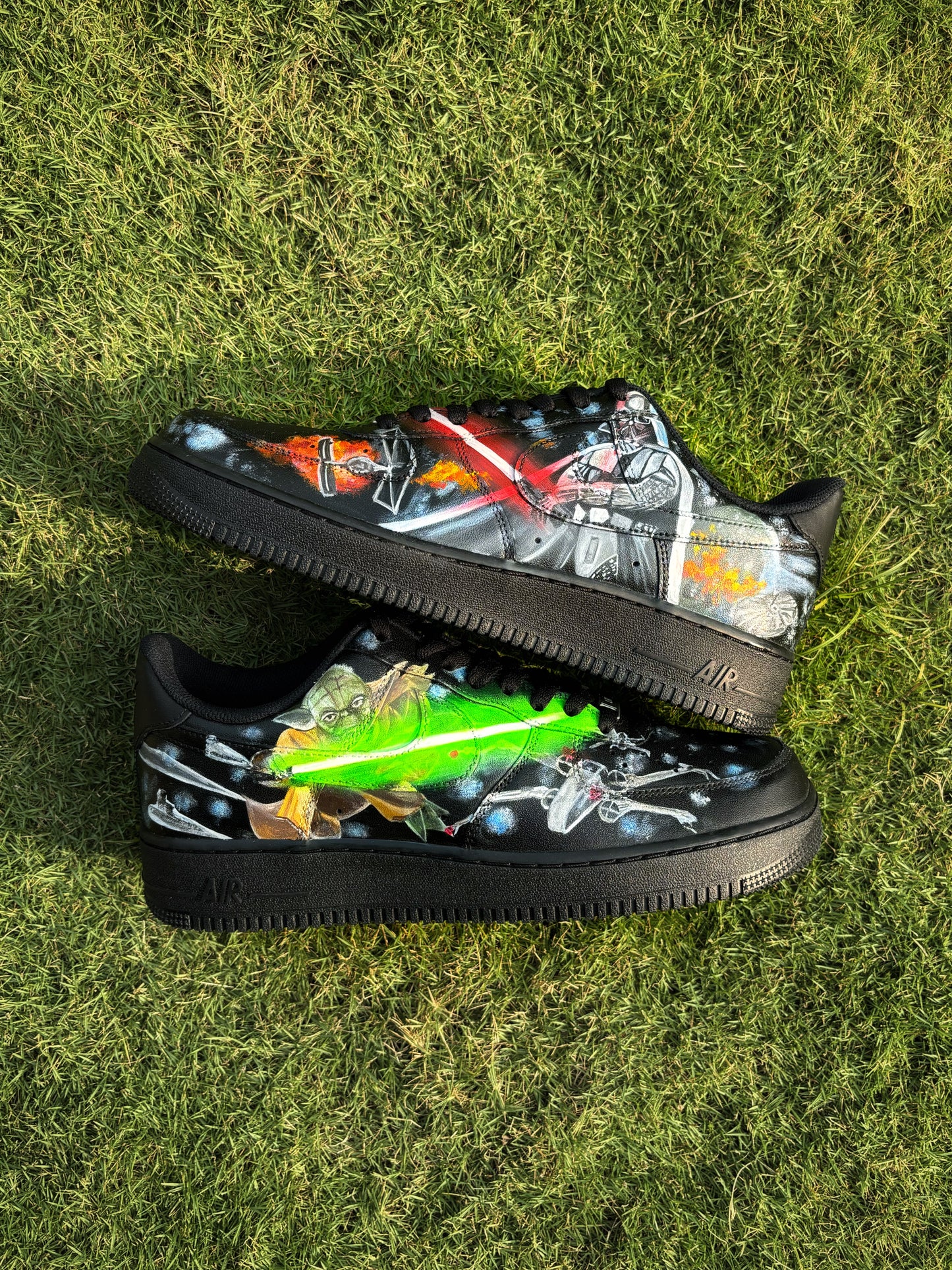Nike Air Force 1 x Yoda x Darth Vader