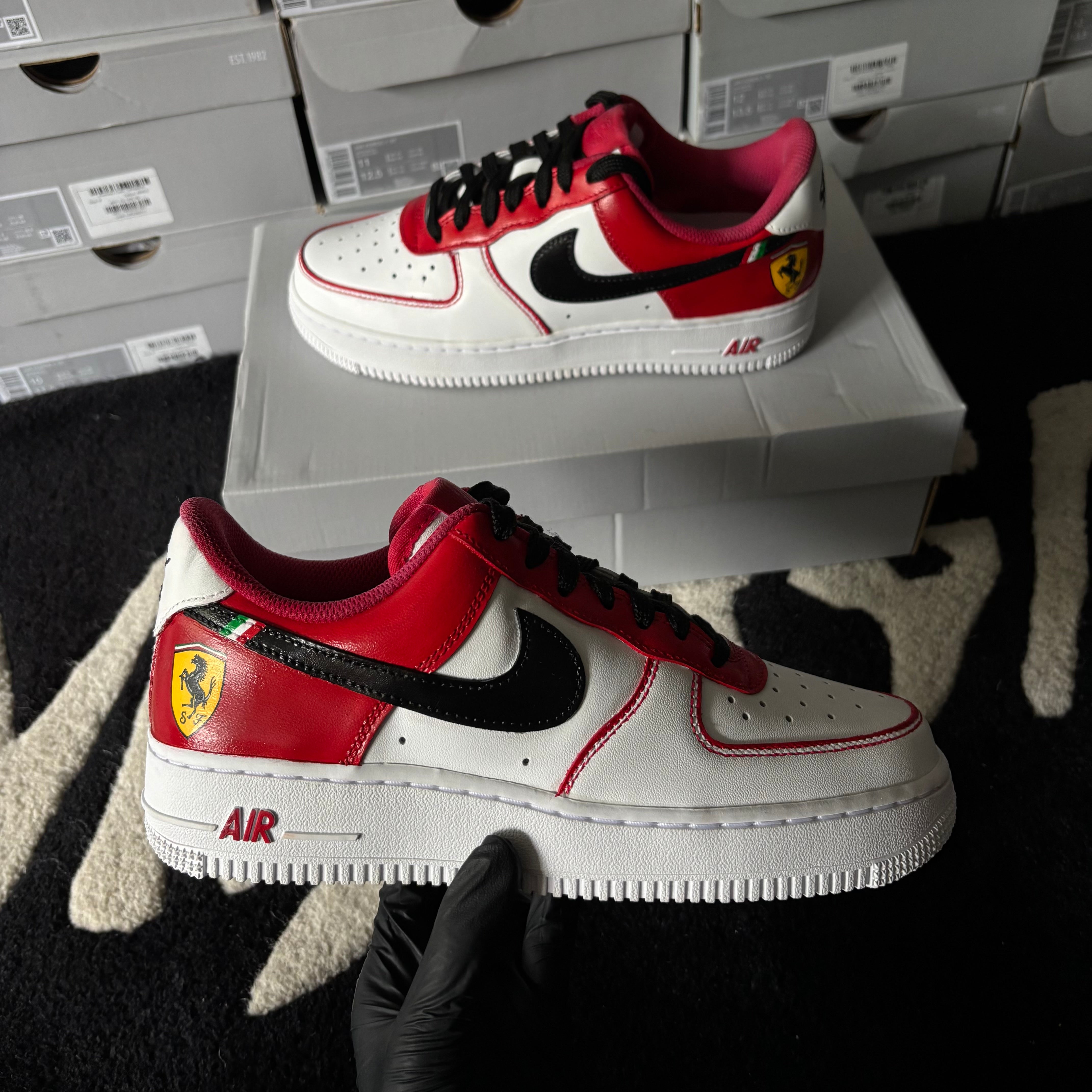 Nike Air Force 1 x Ferrari Formula 1