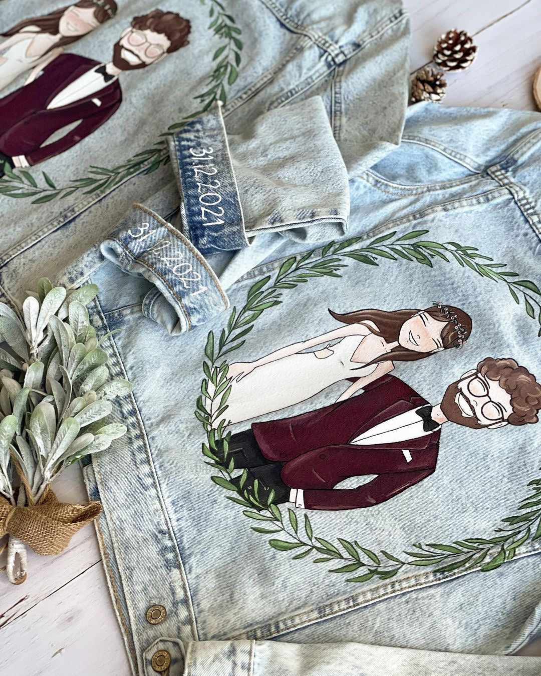 Denim Jacket - Wedding theme