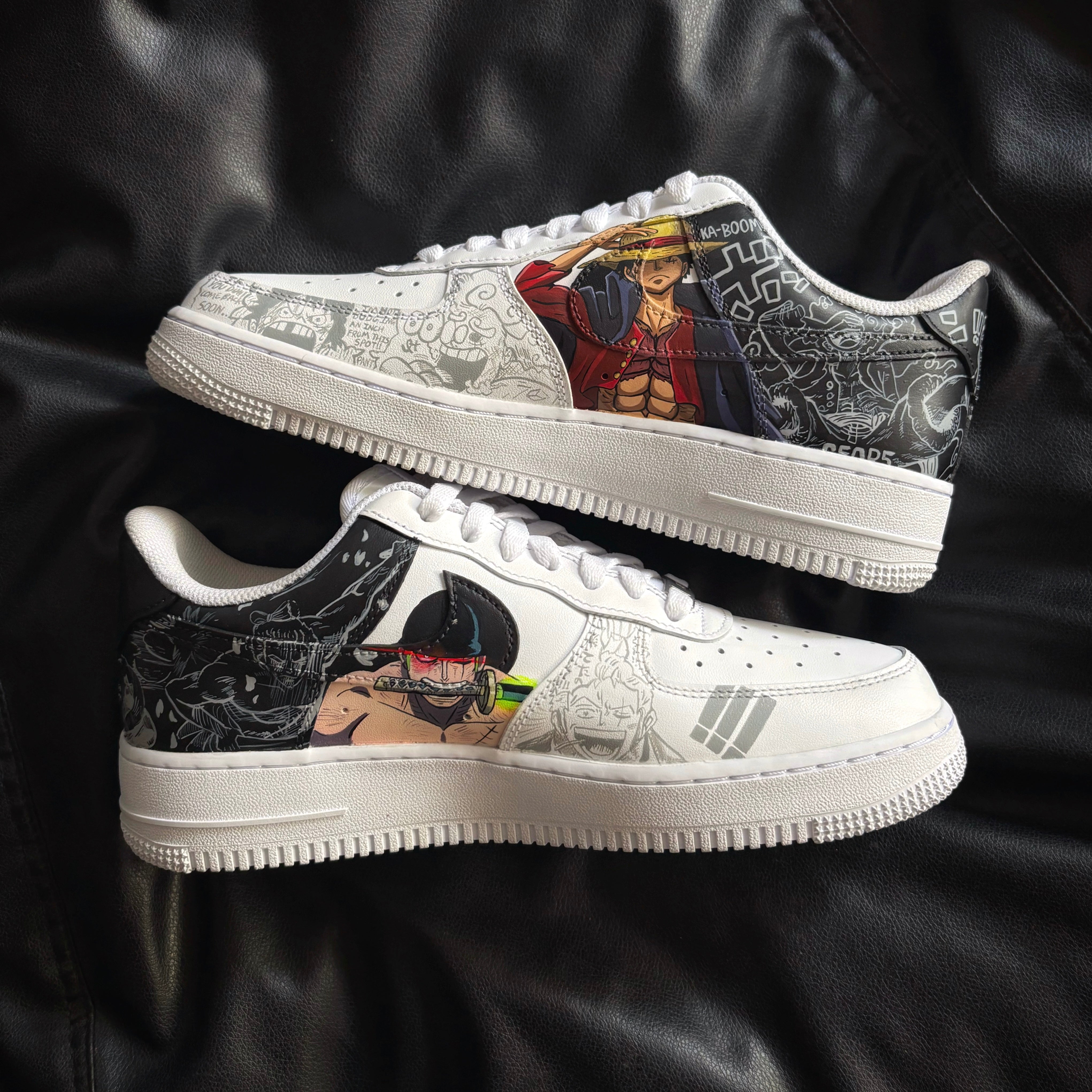 Nike Air Force 1 x One Piece - Luffy x Zoro