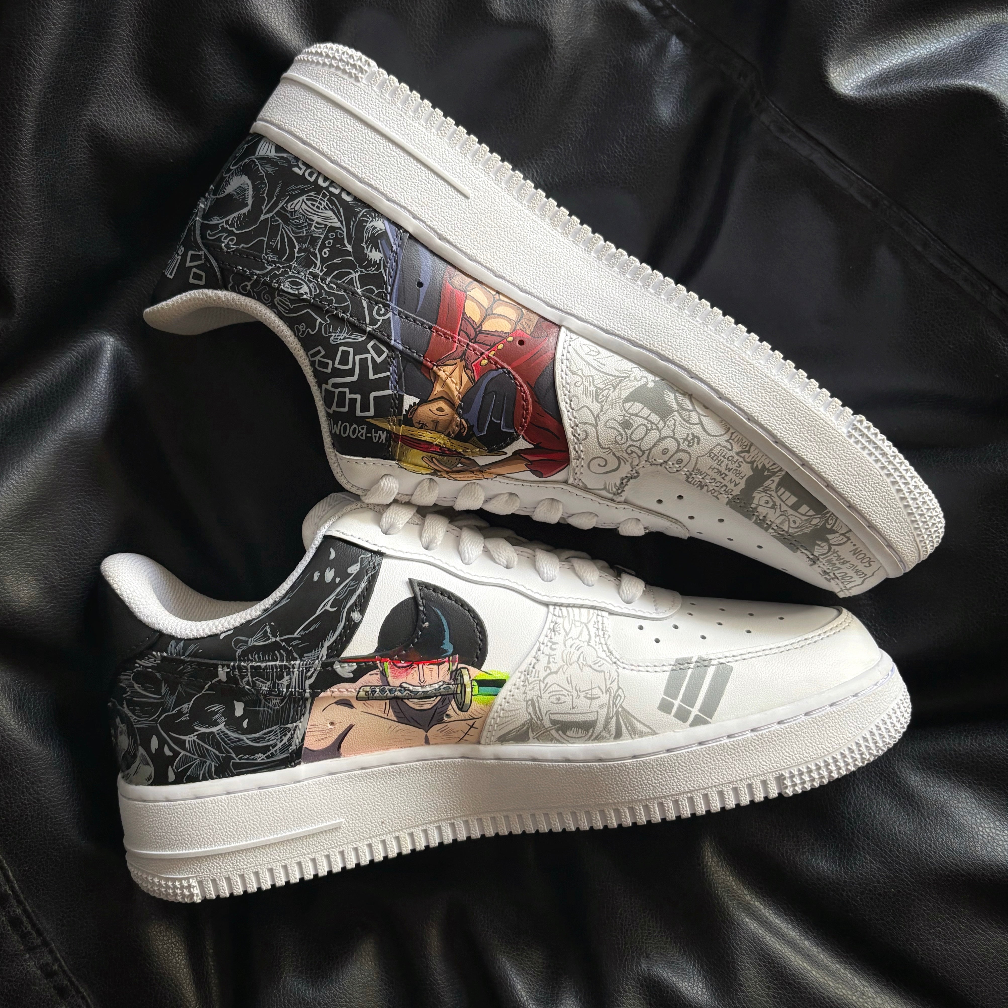 Nike Air Force 1 x One Piece - Luffy x Zoro