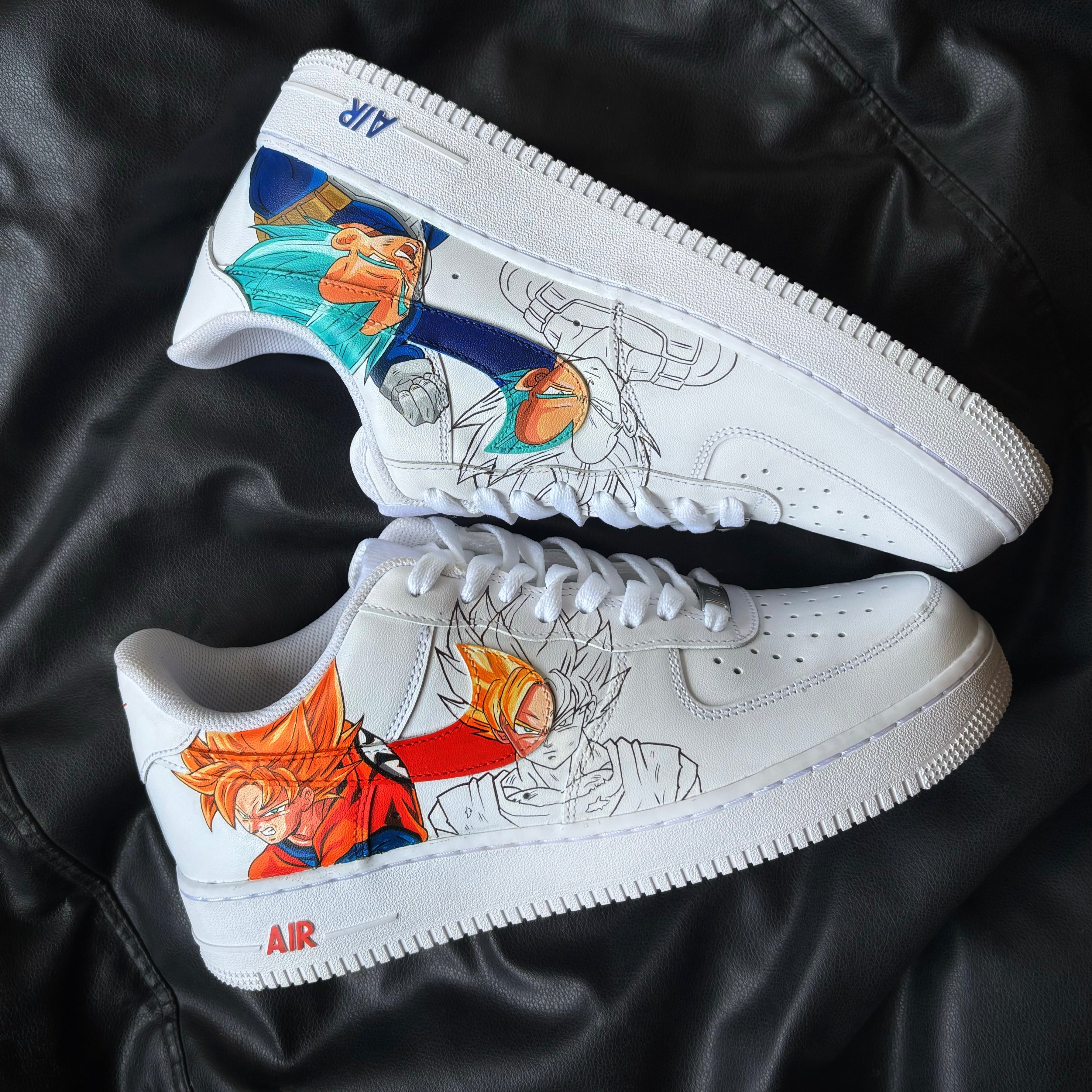 Nike Air Force 1 x Goku x Vegeta