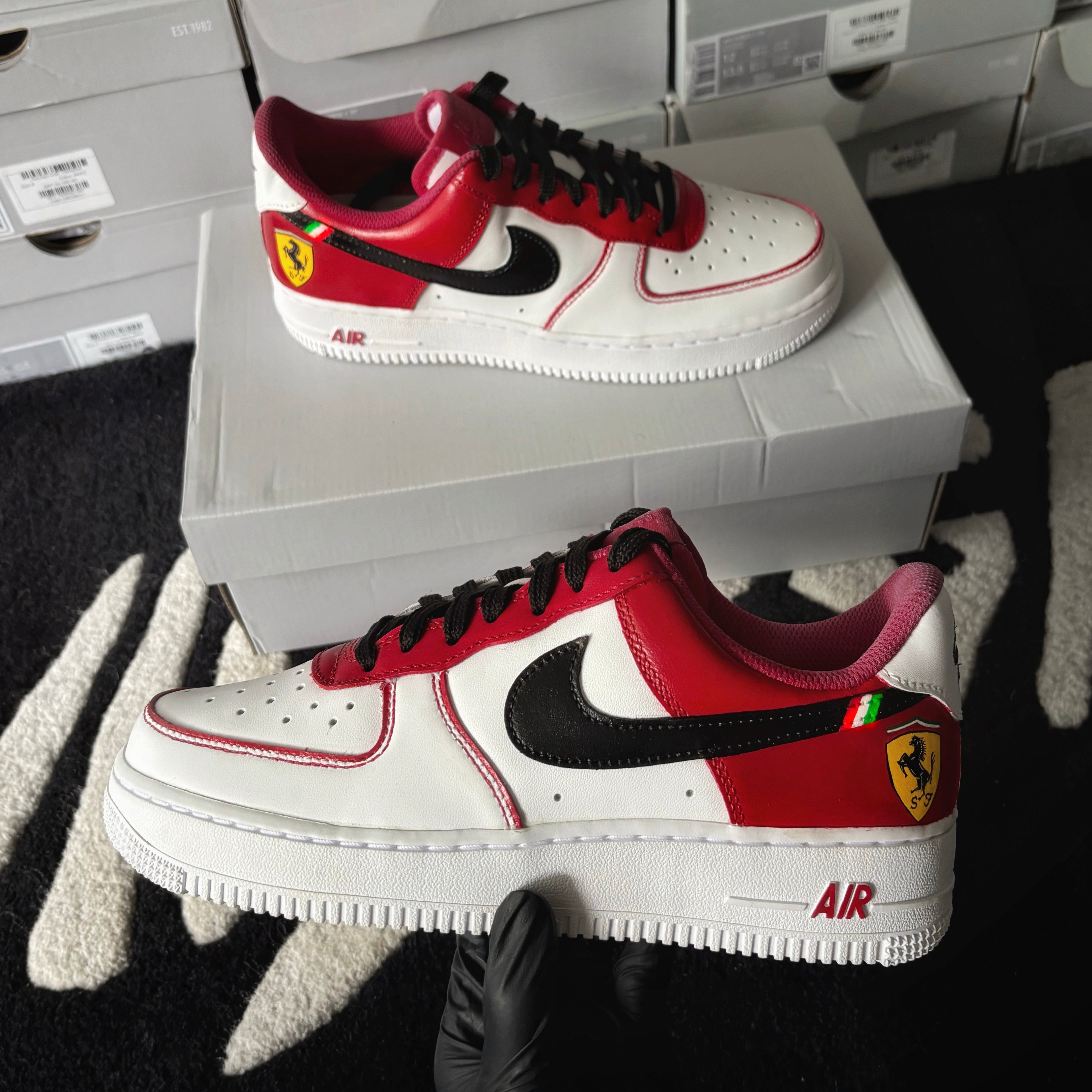 Nike Air Force 1 x Ferrari Formula 1