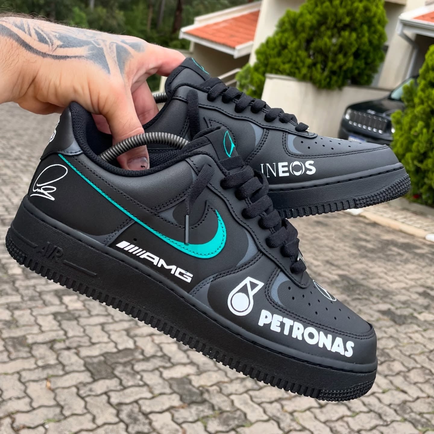 Nike Air Force 1 x Mercedes AMG Custom