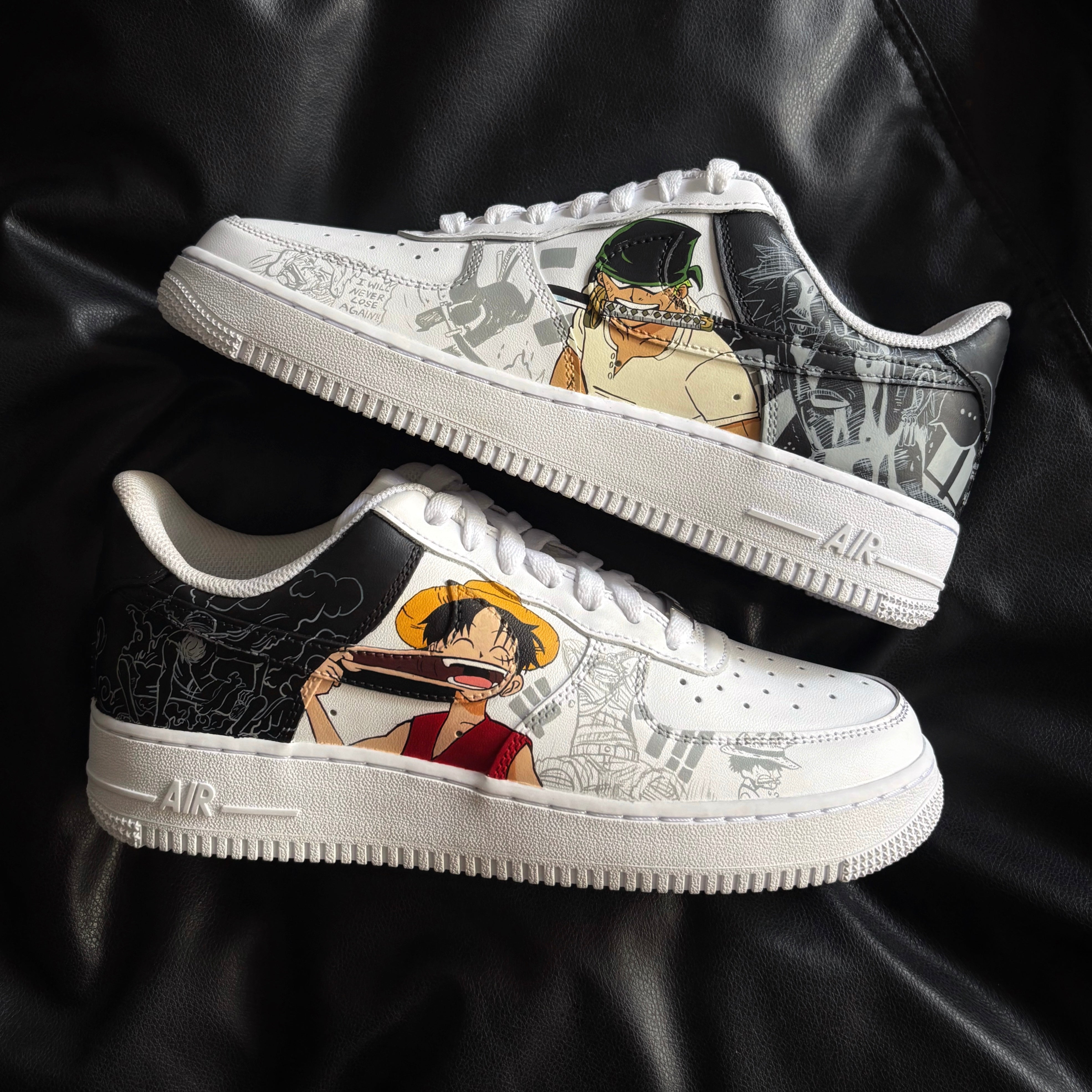 Nike Air Force 1 x One Piece - Luffy x Zoro