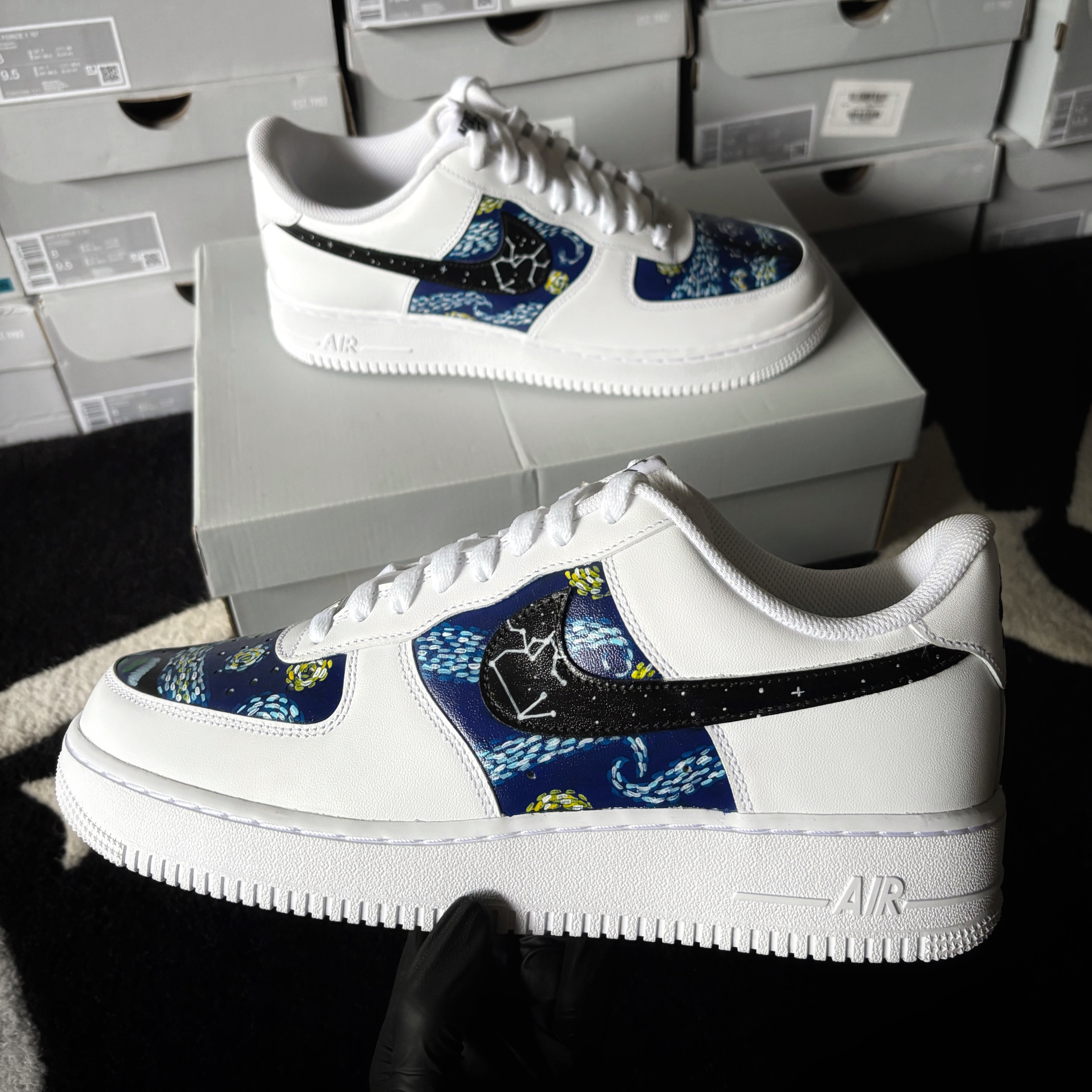 Nike Air Force 1 x Starry Night