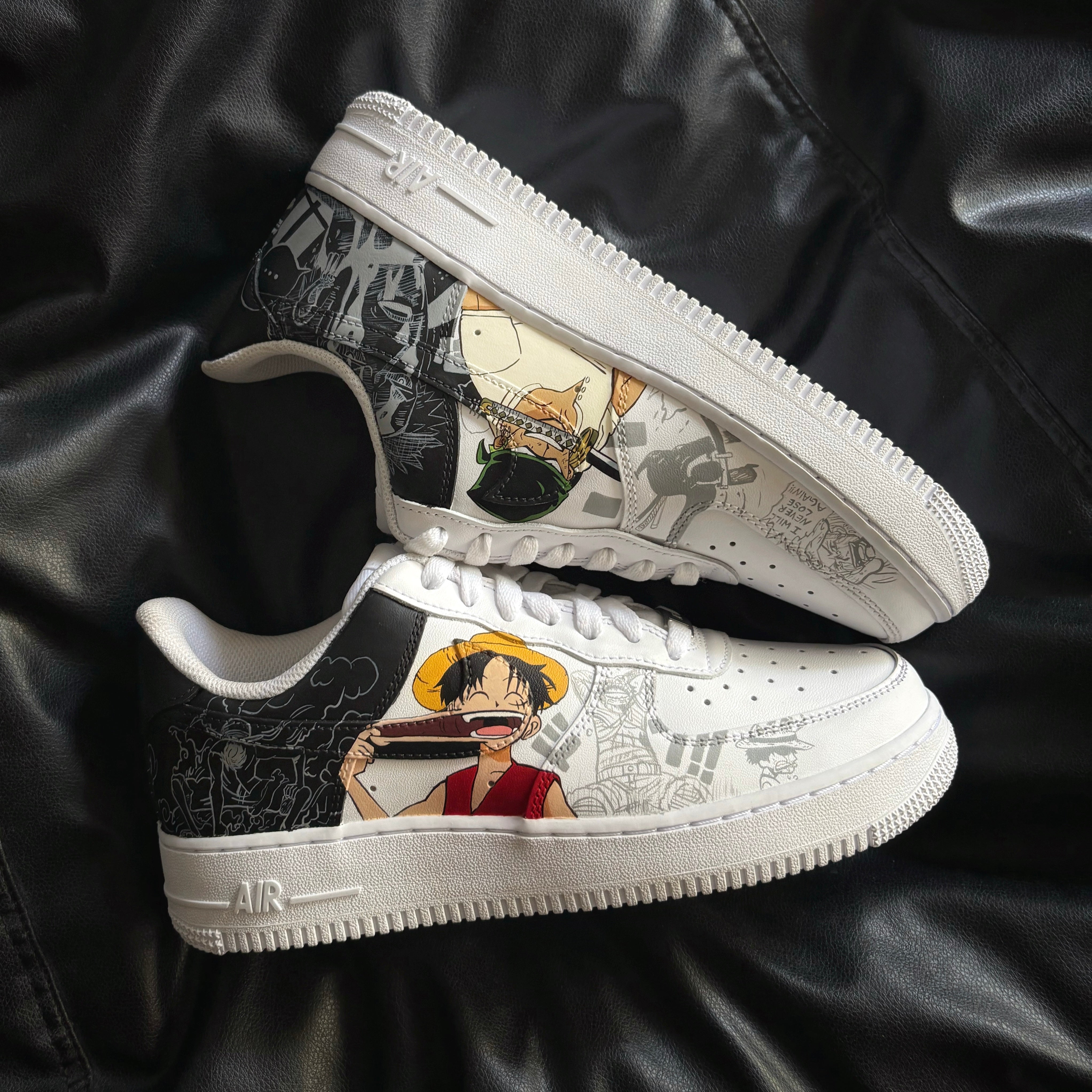 Nike Air Force 1 x One Piece - Luffy x Zoro