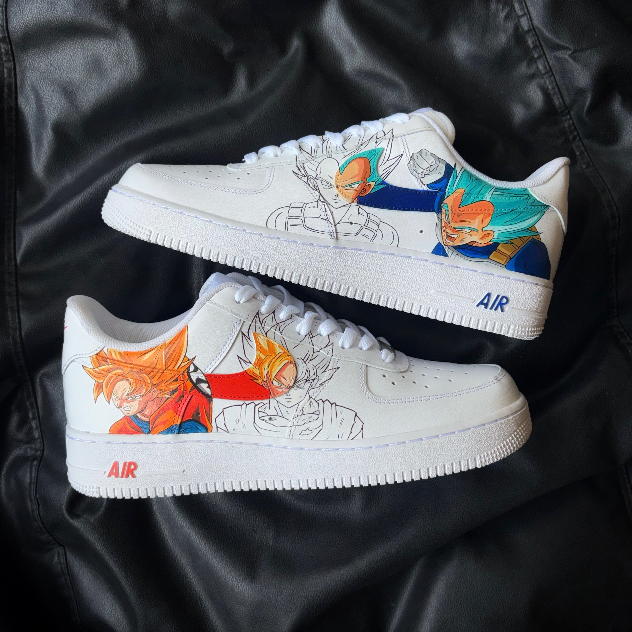 Nike Air Force 1 x Goku x Vegeta