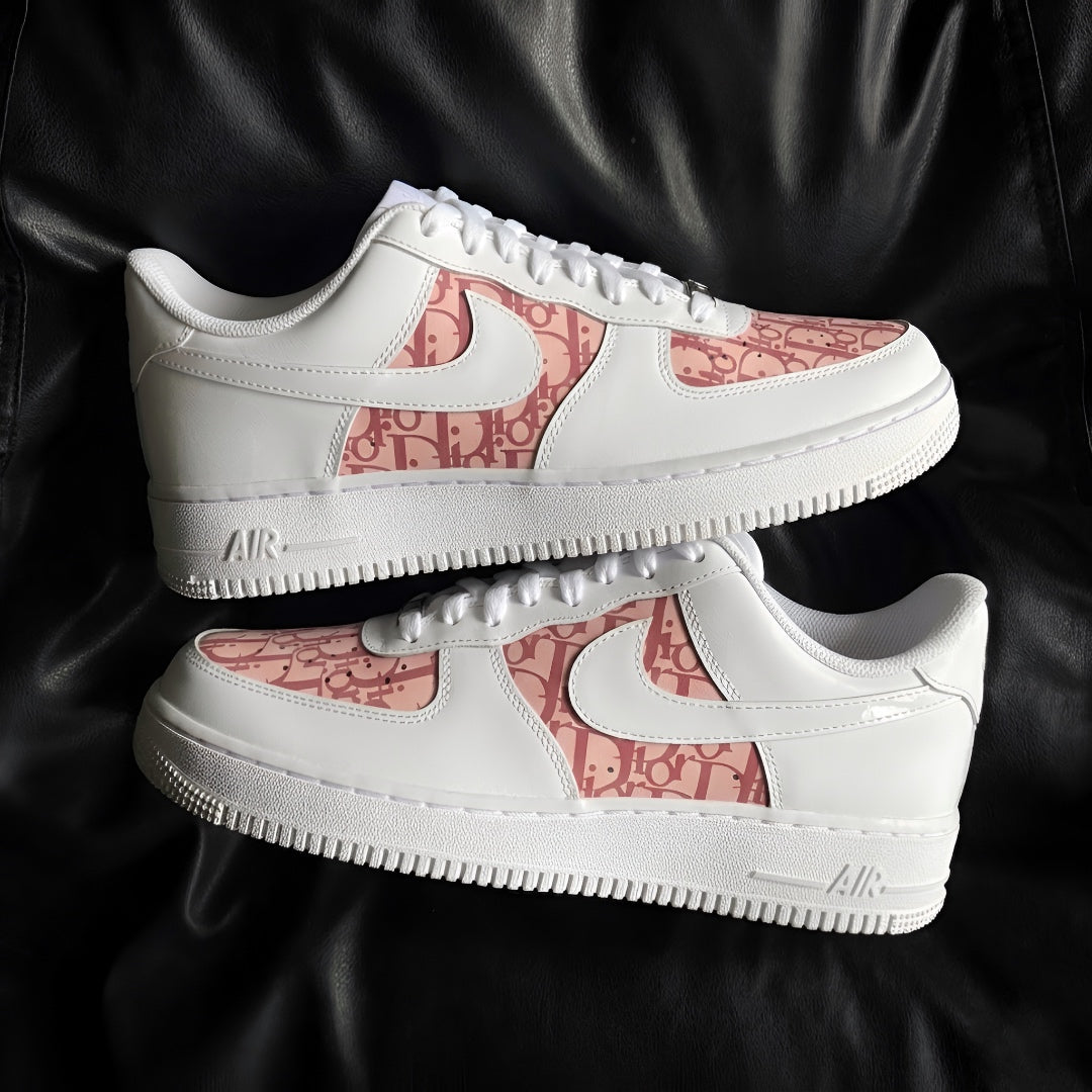 Nike Air force 1 x Pink Dior Custom
