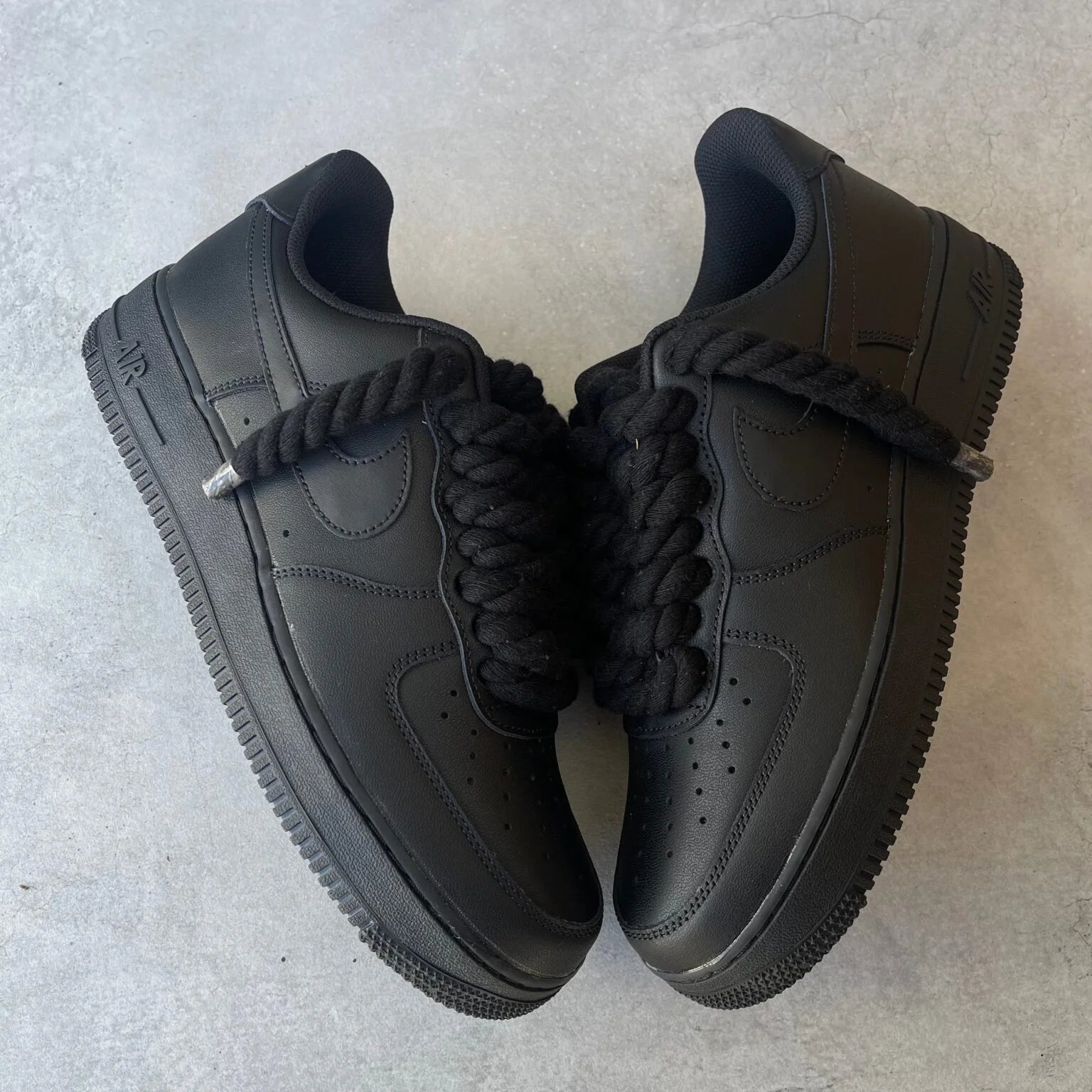 Nike Air Force 1 x Rope Laces - Black