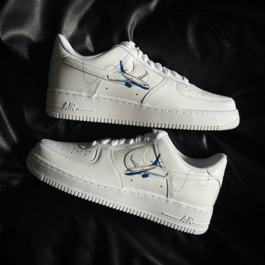 Nike Air Force 1 x AirPlane Theme Pilot Custom